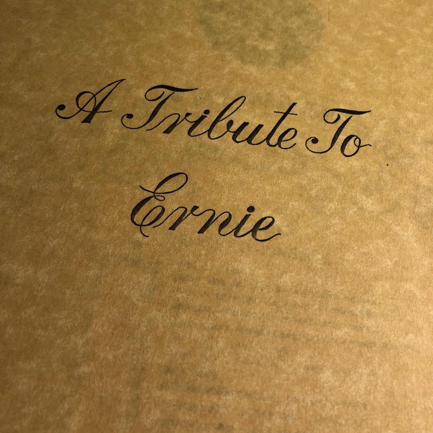 A Tribute To Ernie Ernest Cornell Hungate US Army Air Force Bomb Squadron