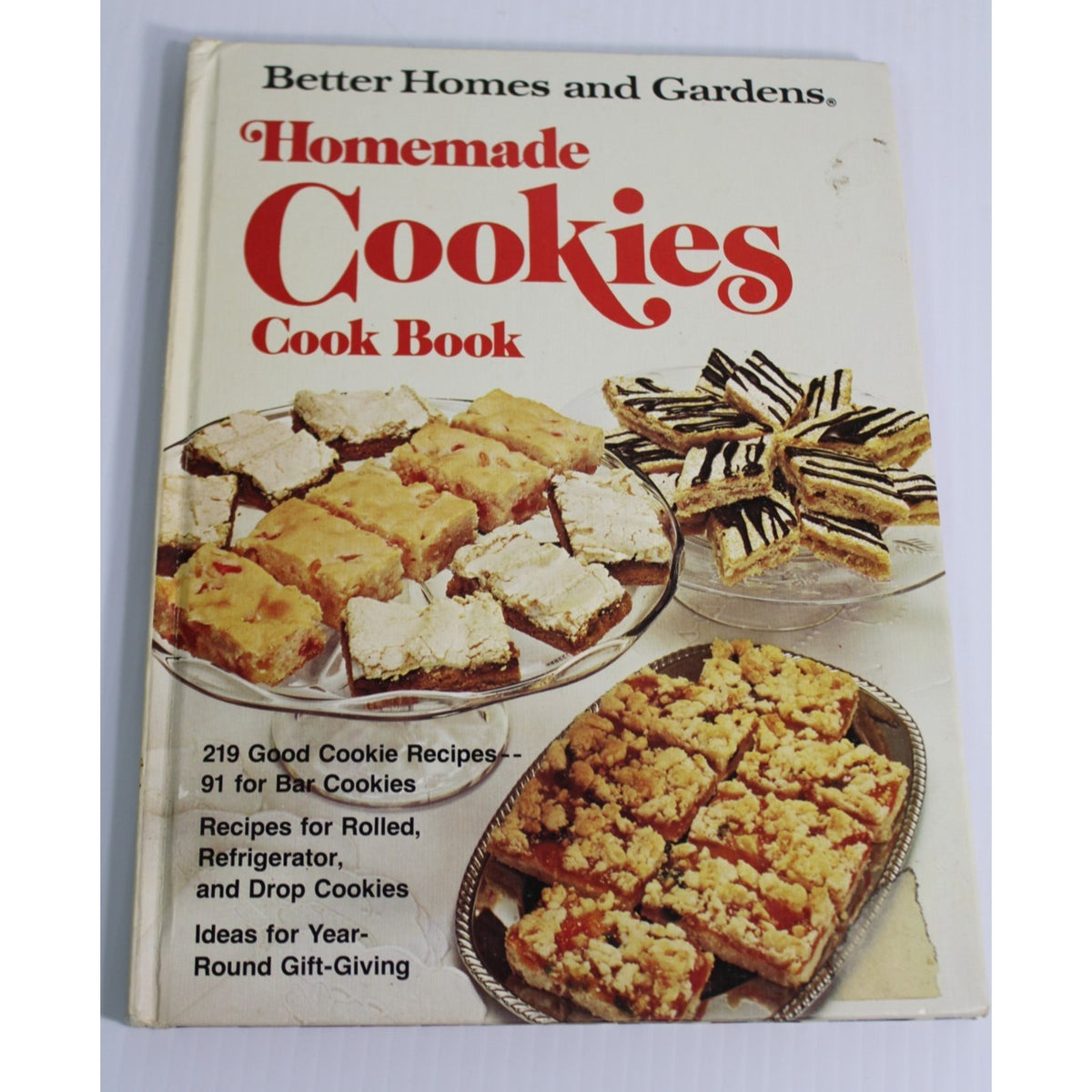 Vintage 1975 Better Homes and Gardens Homemade Cookies Cook Book Hardcover Retro