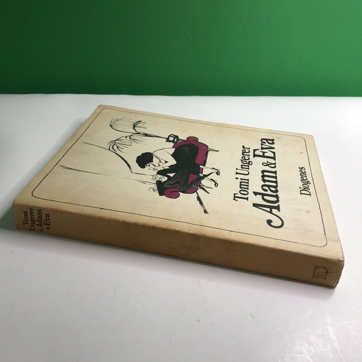 1974 ADAM & EVA By Tomi Ungerer Diogenes Risque Funny Sketches Drawings
