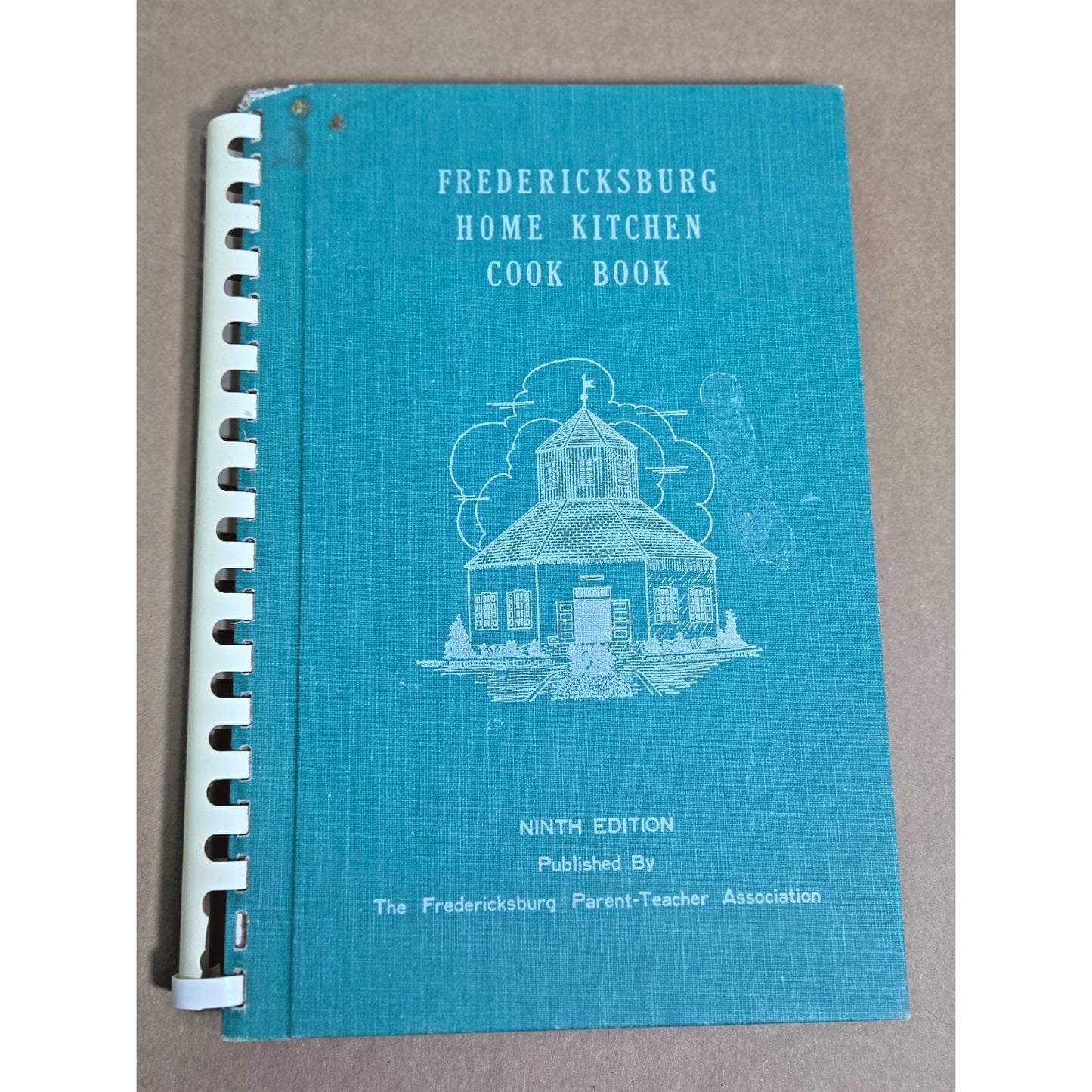 Vintage 1967 Fredericksburg Home Kitchen Cook Book - 9th Ed - TX German Heritage