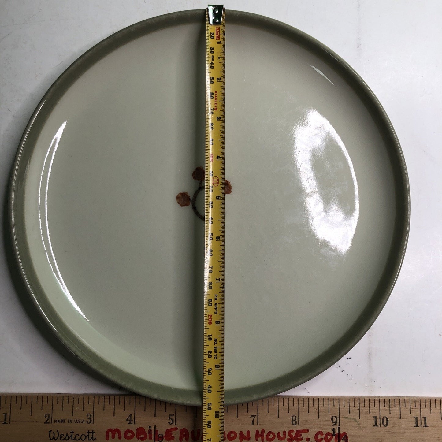 Winfield Gabriel Pasadena Pottery 10” Dinner Plate Twig & Tweed #227 Handmade