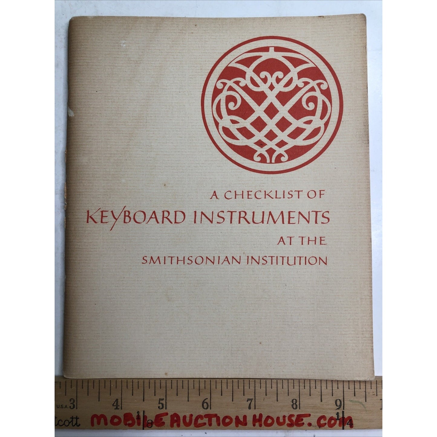 1967 Checklist Of Keyboard Instruments At The Smithsonian Institution Washington