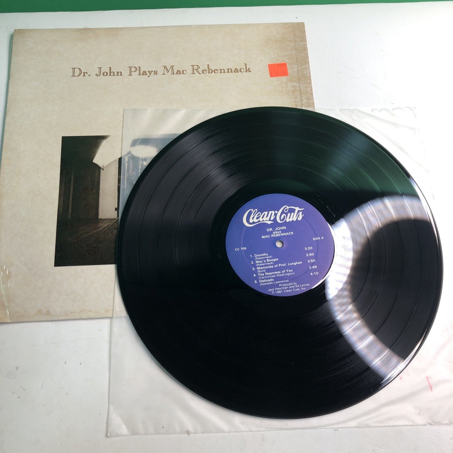 Dr. John Plays Mac Rebennack Vinyl LP Album 1981 Clean Cuts