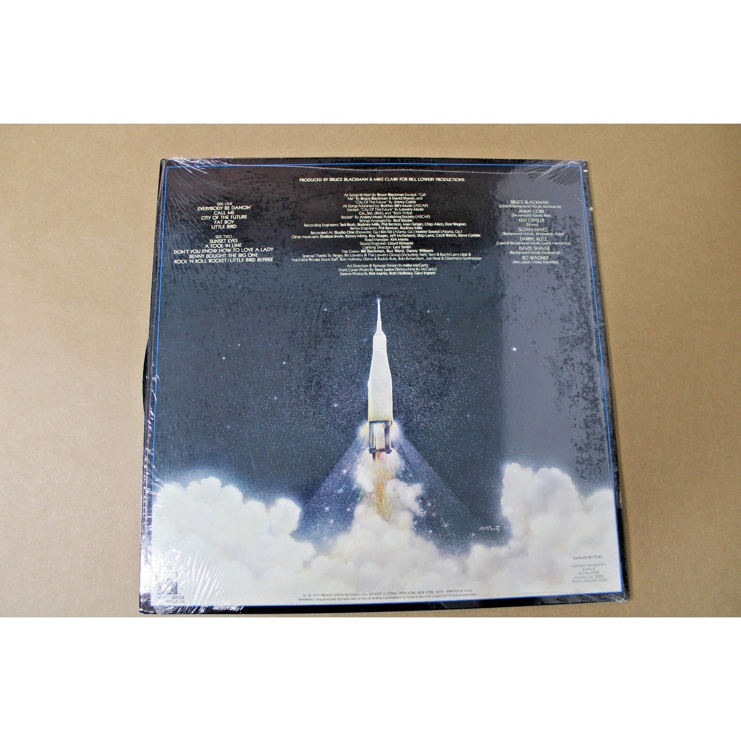 1977 Album "Rock n' Roll Rocket" by Starbuck, Atlanta Prog Rock/ Pop
