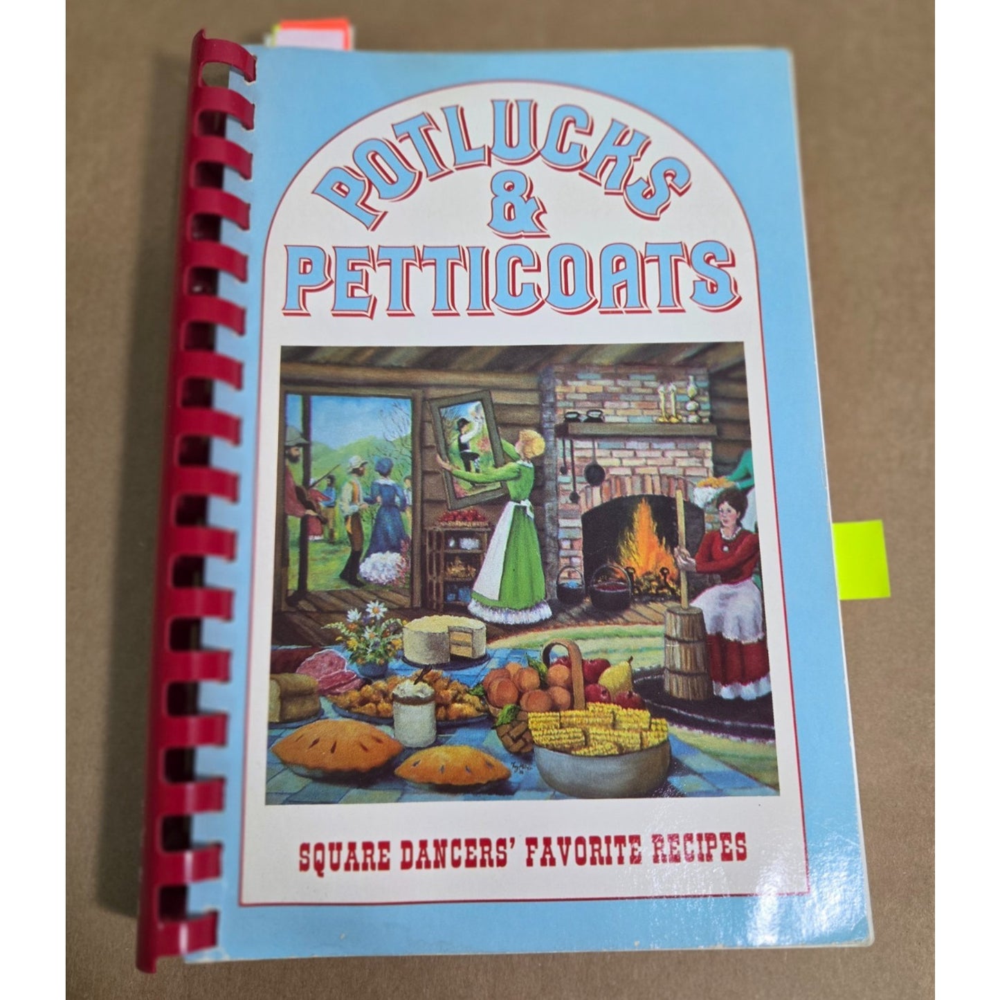 Rare Vintage 1986 Potlucks & Petticoats Square Dance Cookbook Dillard GA