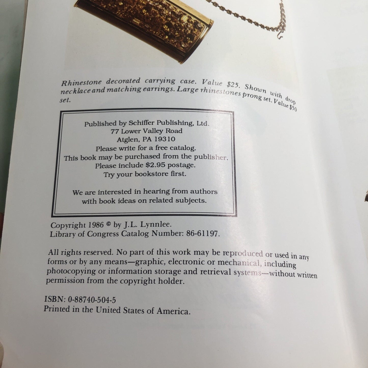 All That Glitters Paperback J.L. Lynnlee Revised Edition Softcover 1986