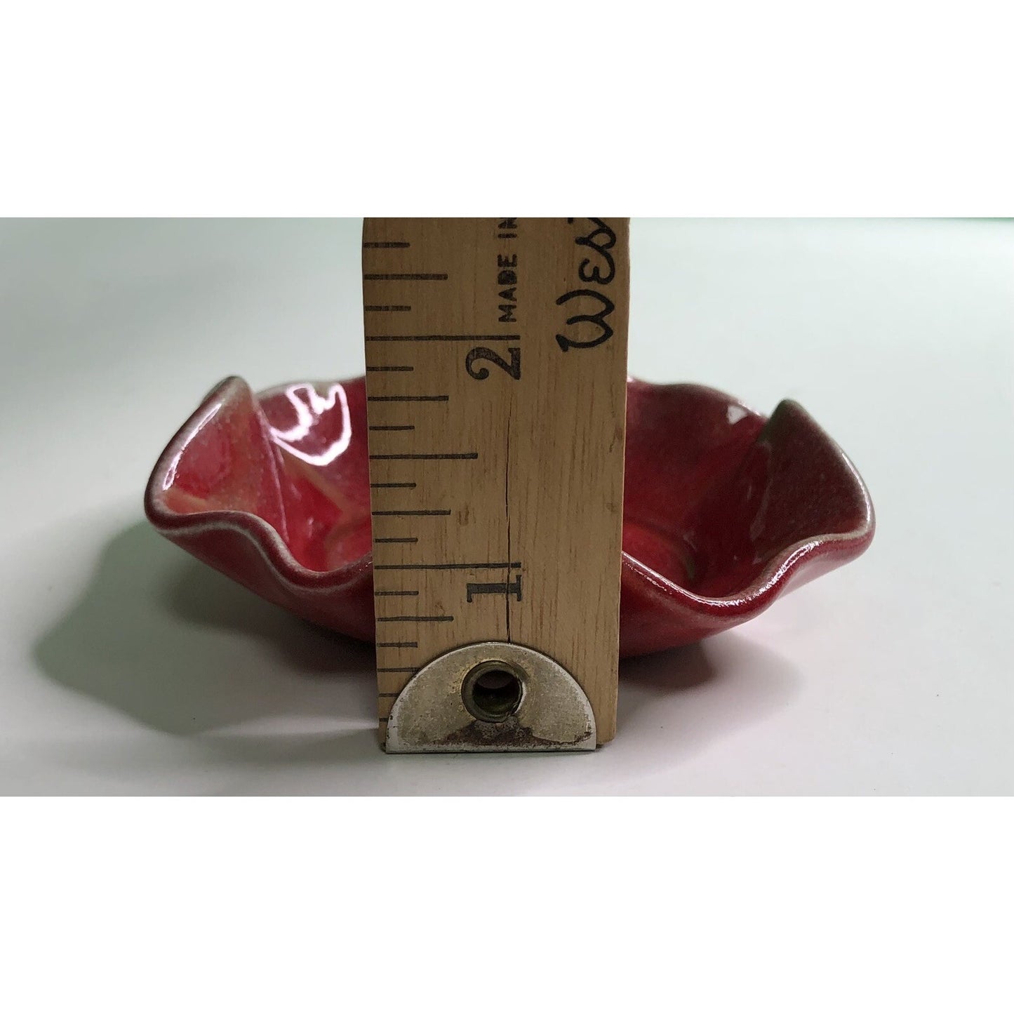 1960 Pinewood Pottery ASH or TRINKET TRAY By EDITH HARWELL Fairhope AL Alabama