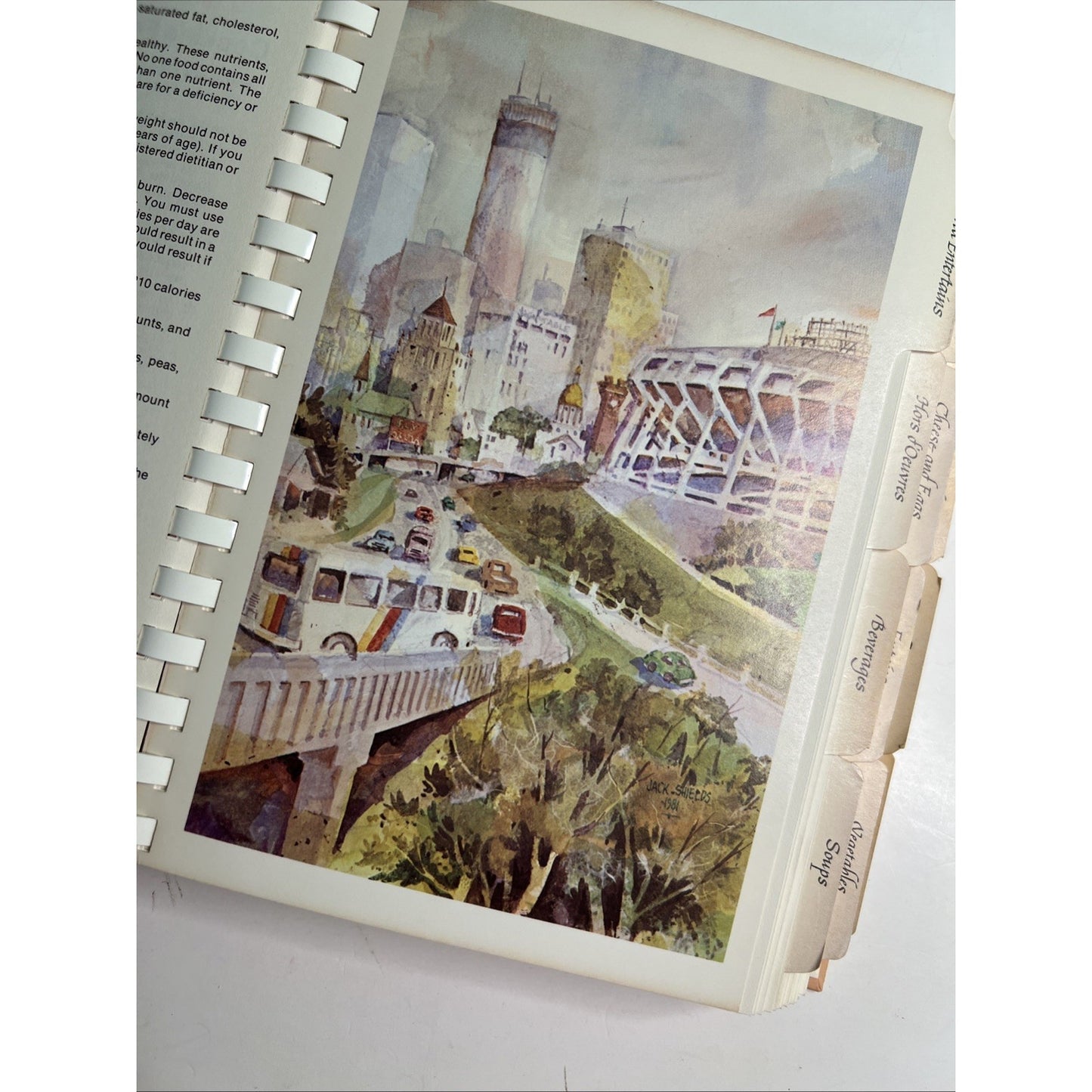 Atlanta Cooknotes From The Junior League of Atlanta Hardcover Comb Bound 1988