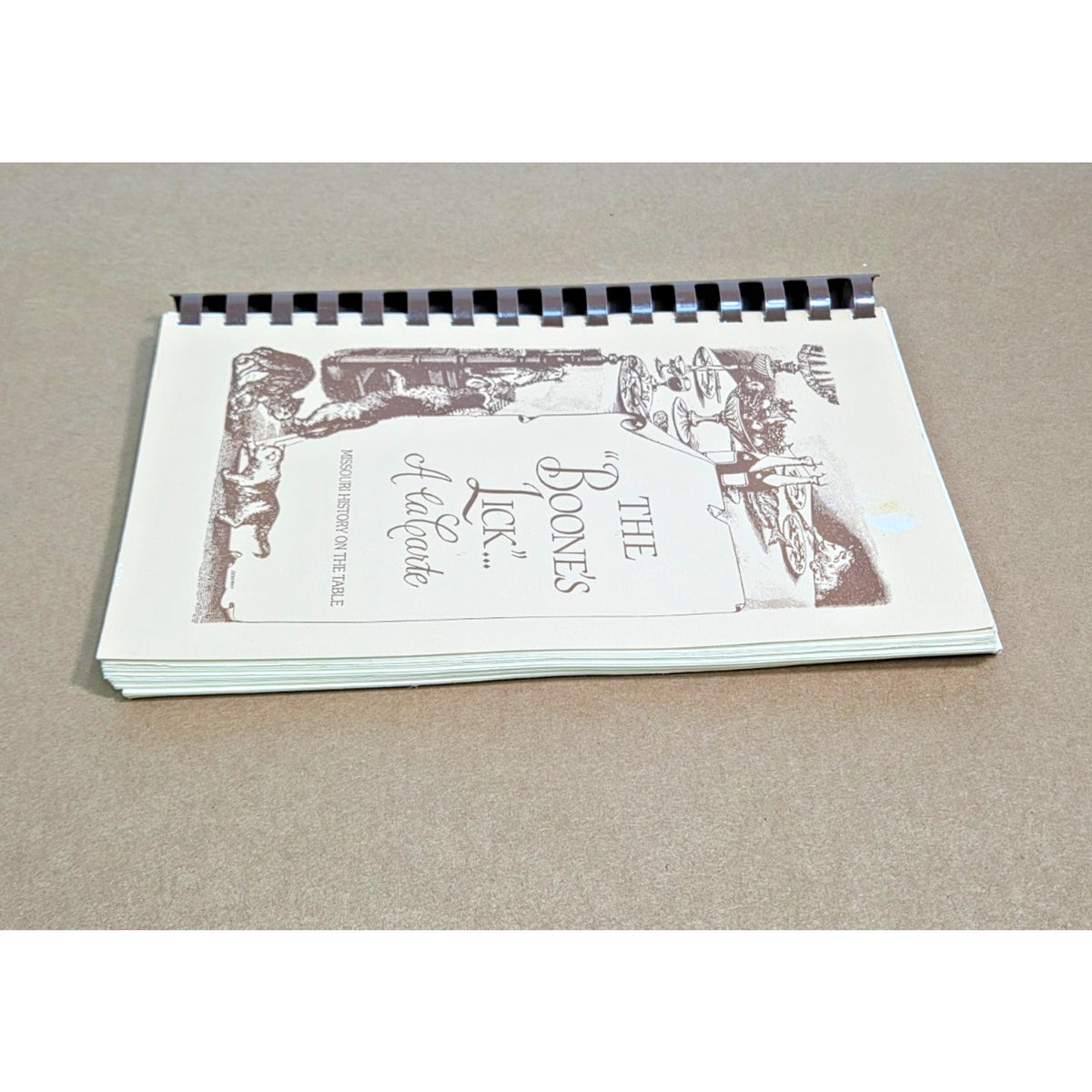 Vintage 1993 Boone's Lick A la Carte: Missouri History & Heritage Cookbook