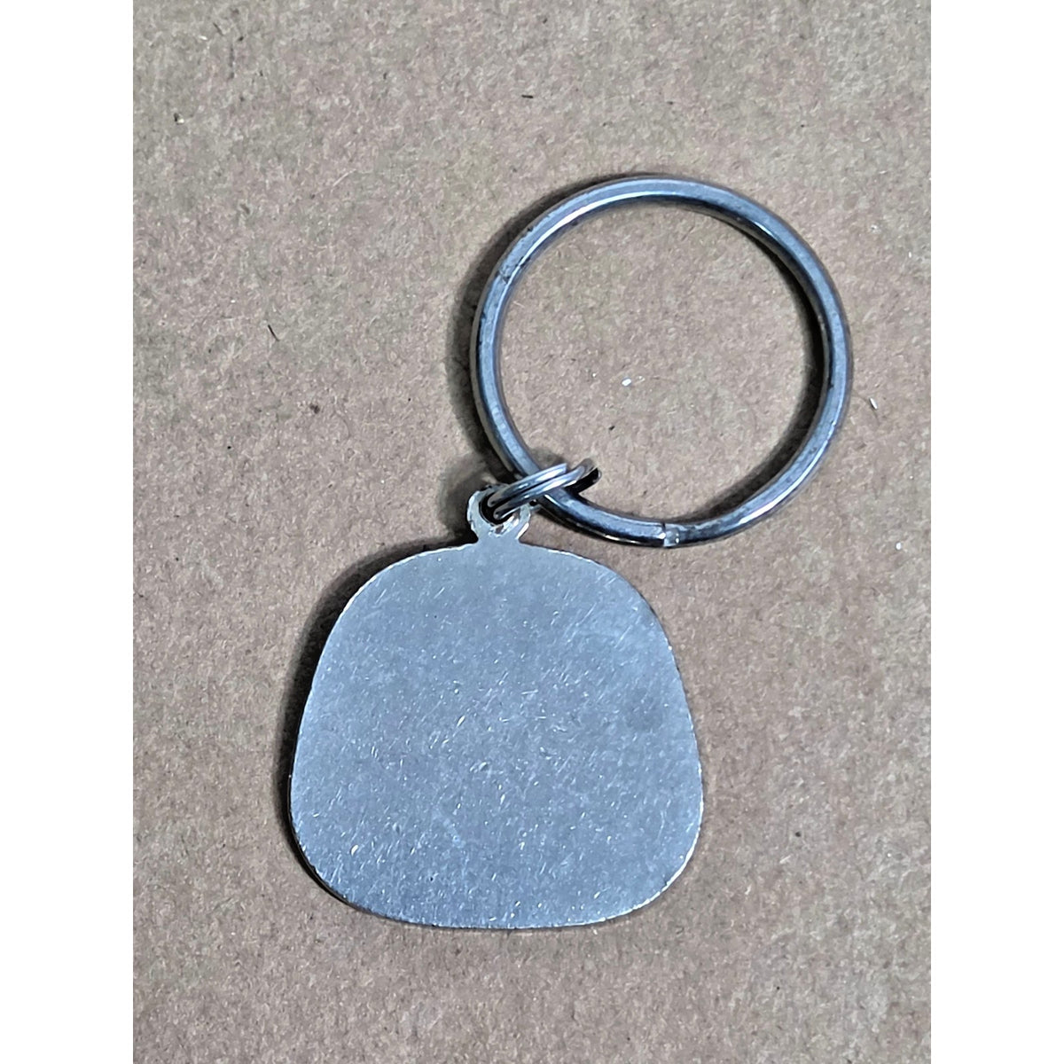 Vintage Mobil Pegasus Silver Keychain Fob - Mid-Century Petroliana Shield