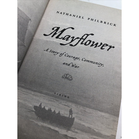 Mayflower Hardcover Book Pilgrims New World by Nathaniel Philbrick 2006 DJ