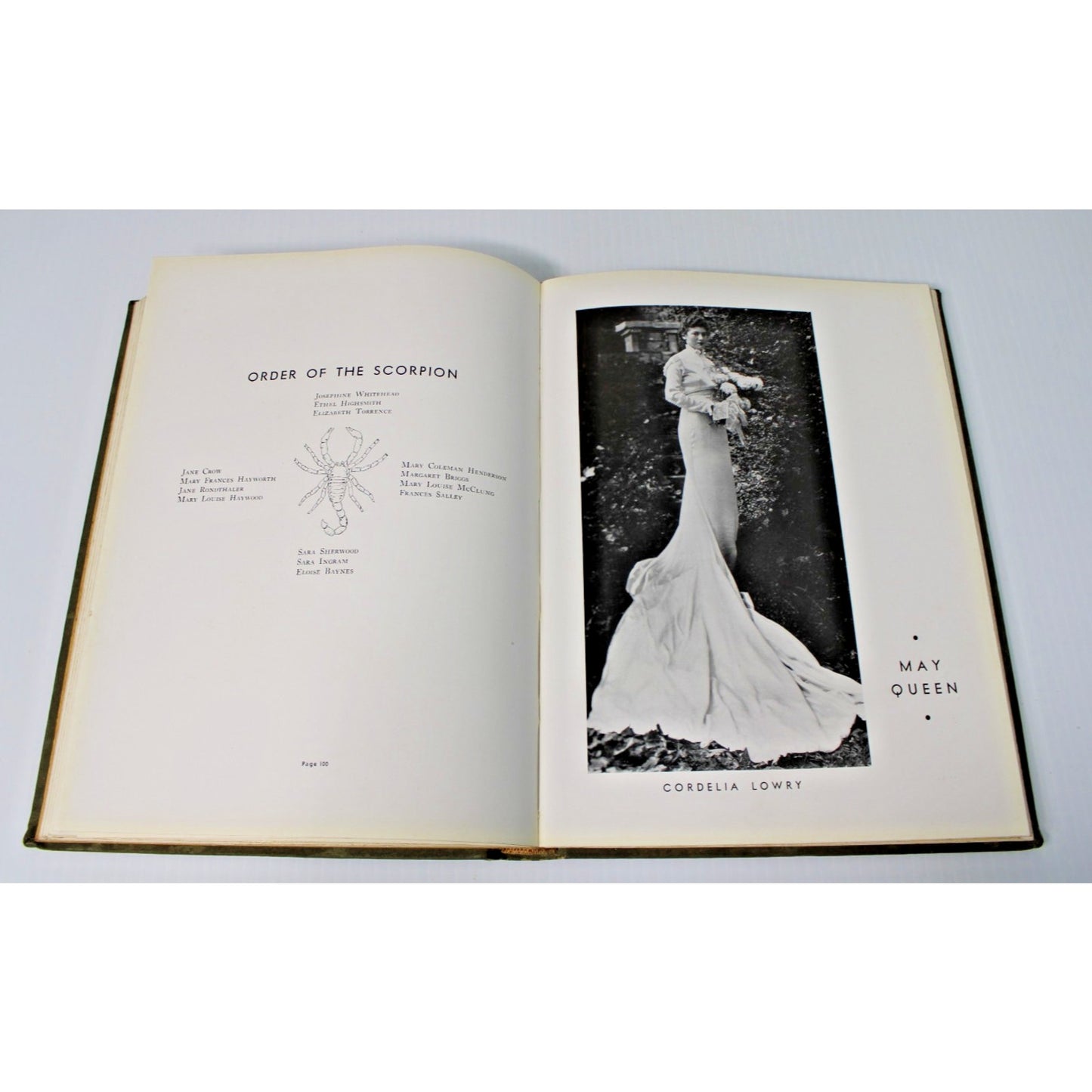 Vintage 1937 Salem Womens College "Sights & Insights" Yearbook Winston-Salem NC