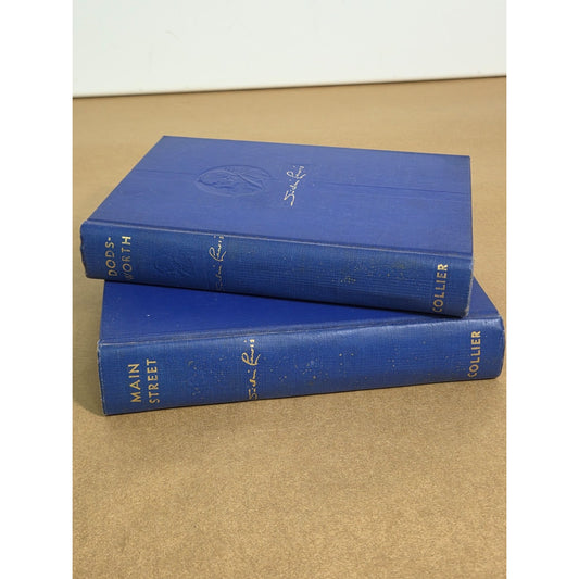 Sinclair Lewis Vintage Book Set- Main Street and Dodsworth Collier Editions