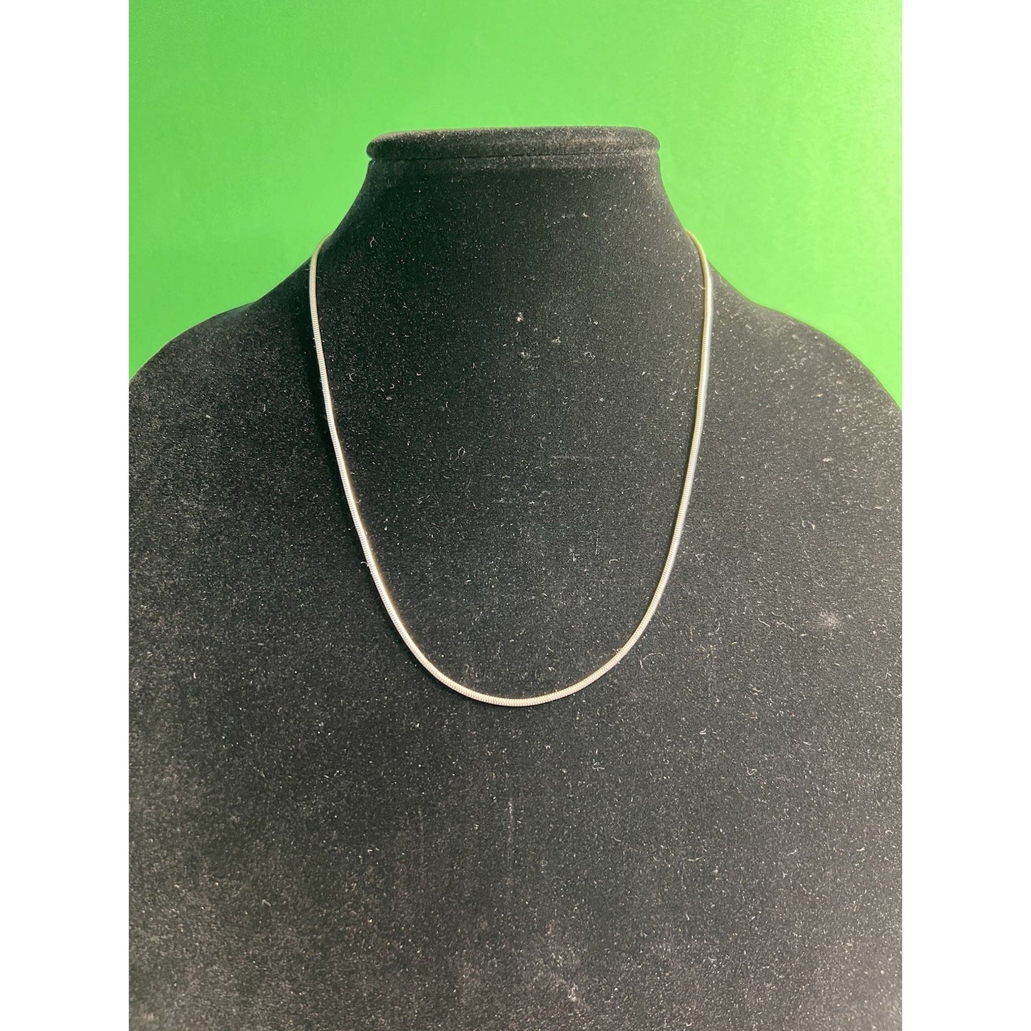Vintage Sterling Silver 925 Round Snake Chain Necklace 20” Length Holiday Gift