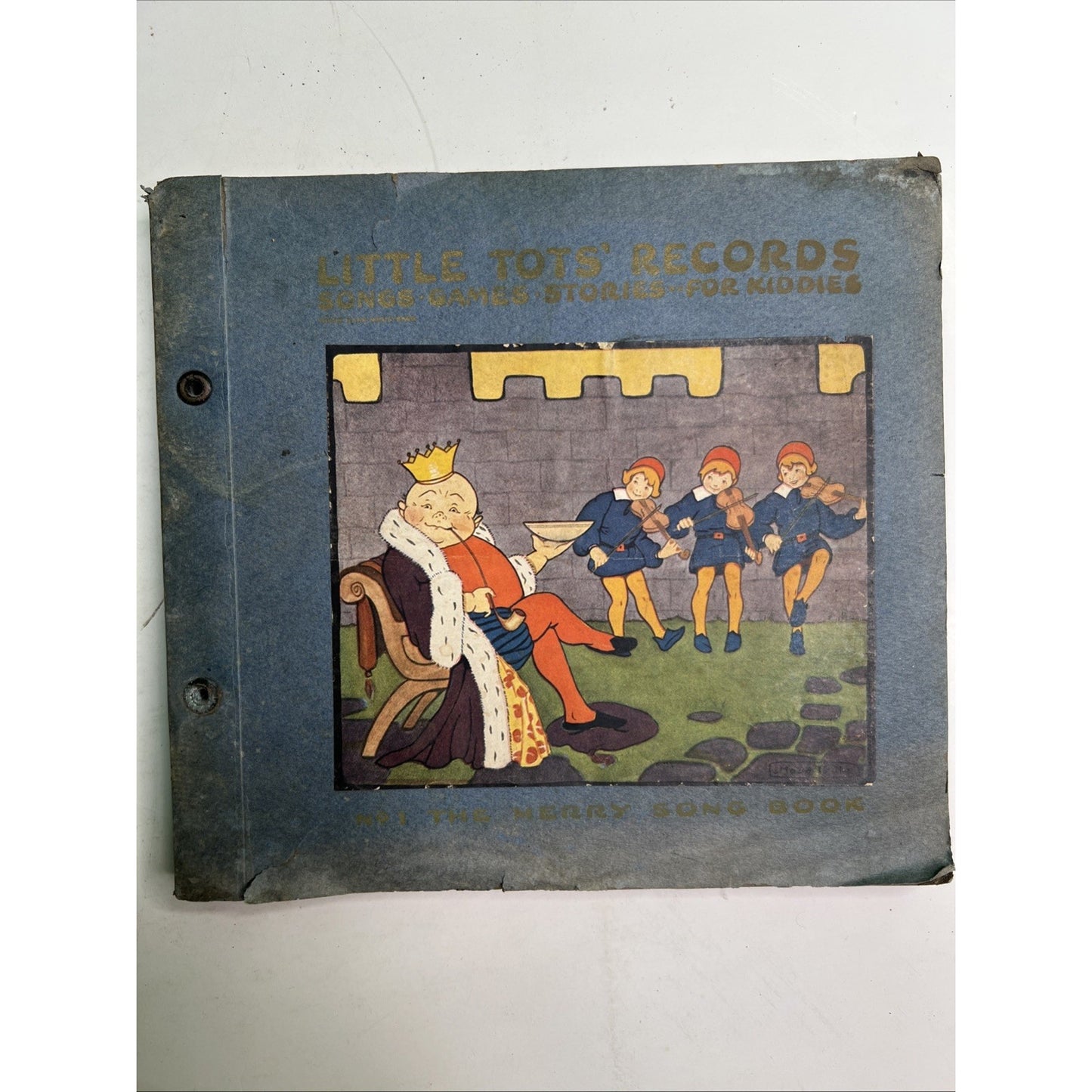 No. 1 Merry Song Book LITTLE TOTS RECORDS SONGS GAMES STORIES REGAL RECORDS NY