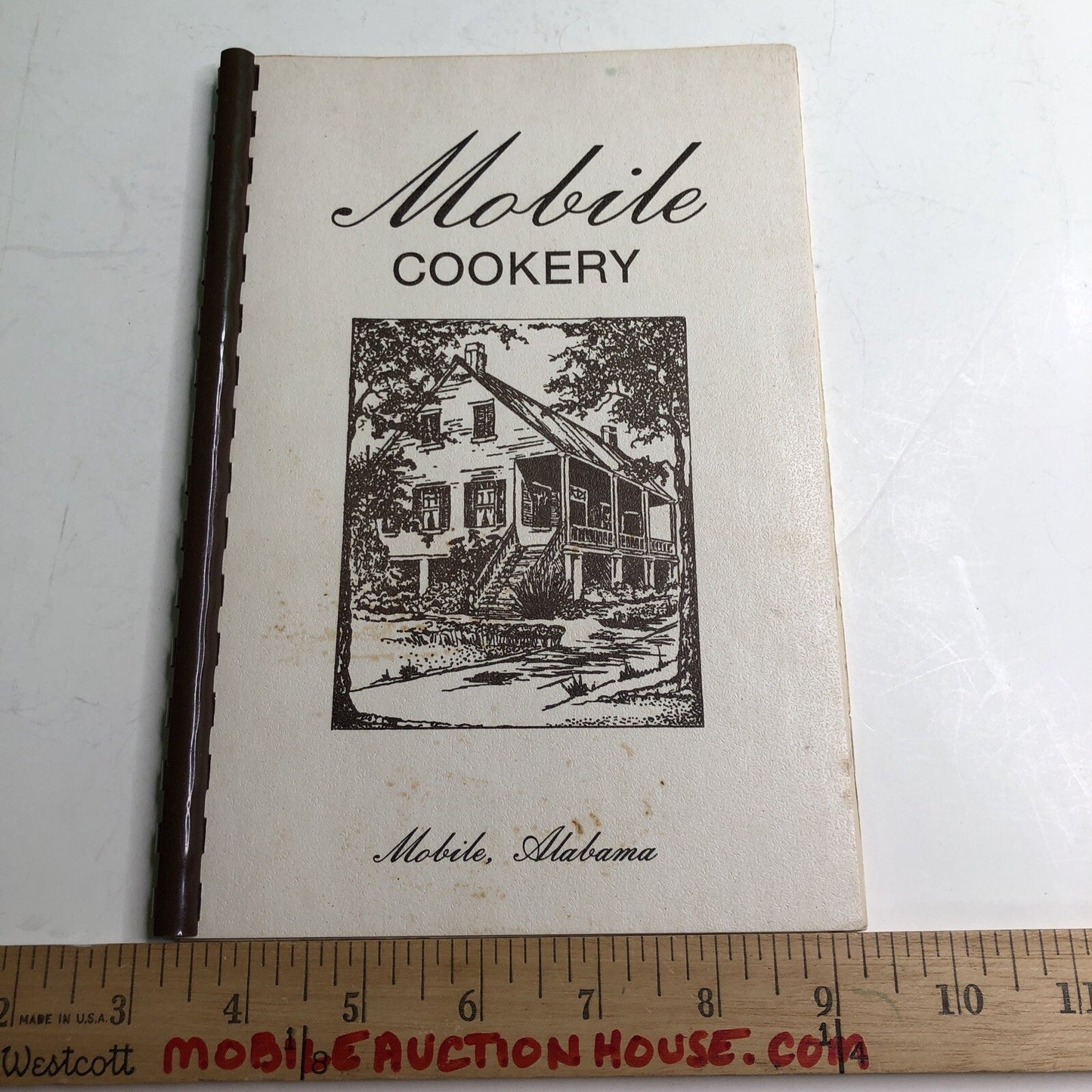 Vintage MOBILE ALABAMA COOKERY Comb Bound Cookbook