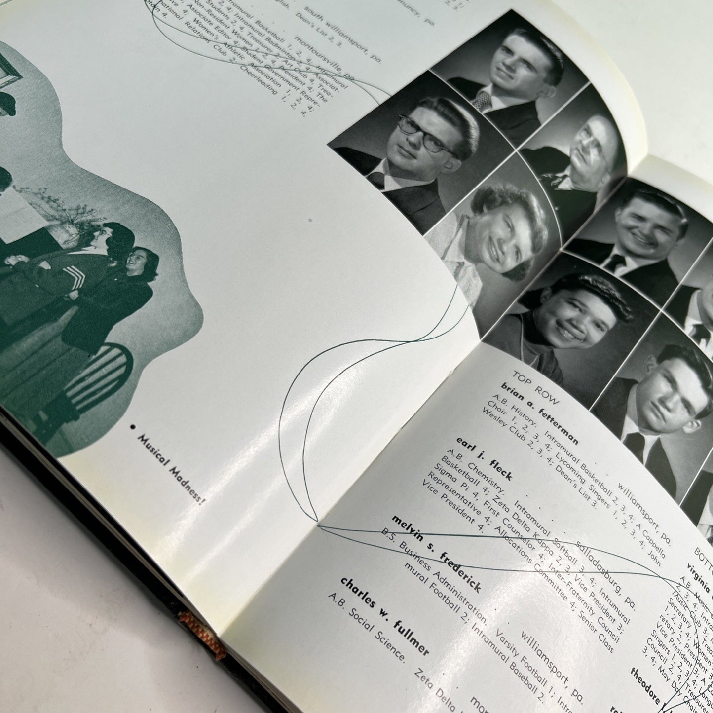1954 THE ARROW Lycoming College Yearbook — Williamsport, Pennsylvania