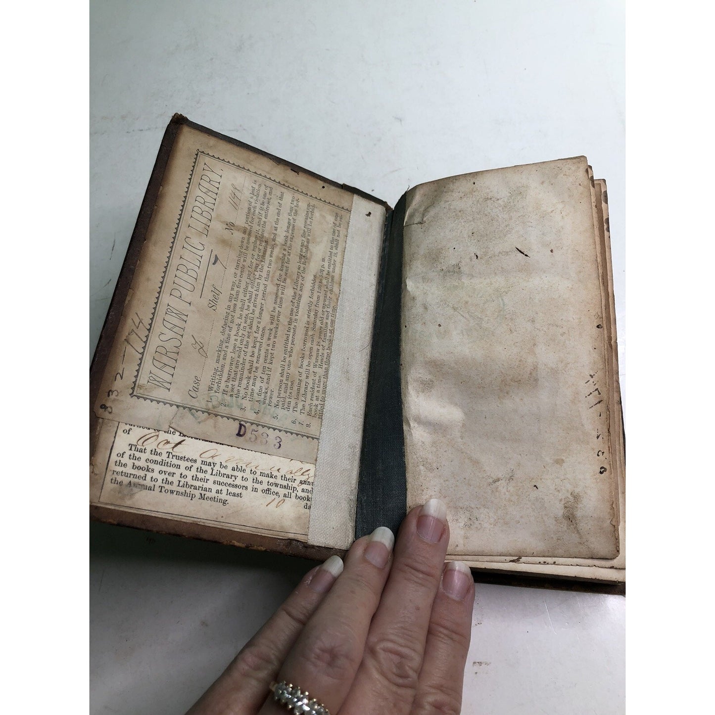 1854 View Of Ancient And Modern Egypt By Michael Russell HC Ex Library Warsaw