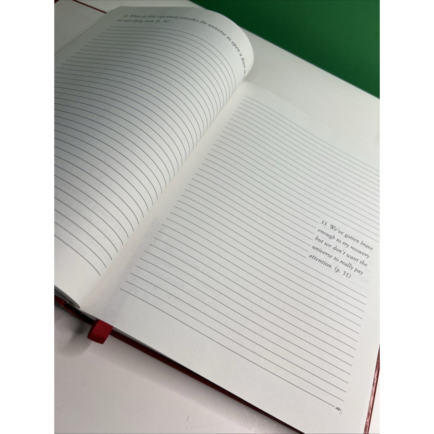 The Artist’s Way Morning Pages Journal Julia Cameron Hardcover Companion CLEAN