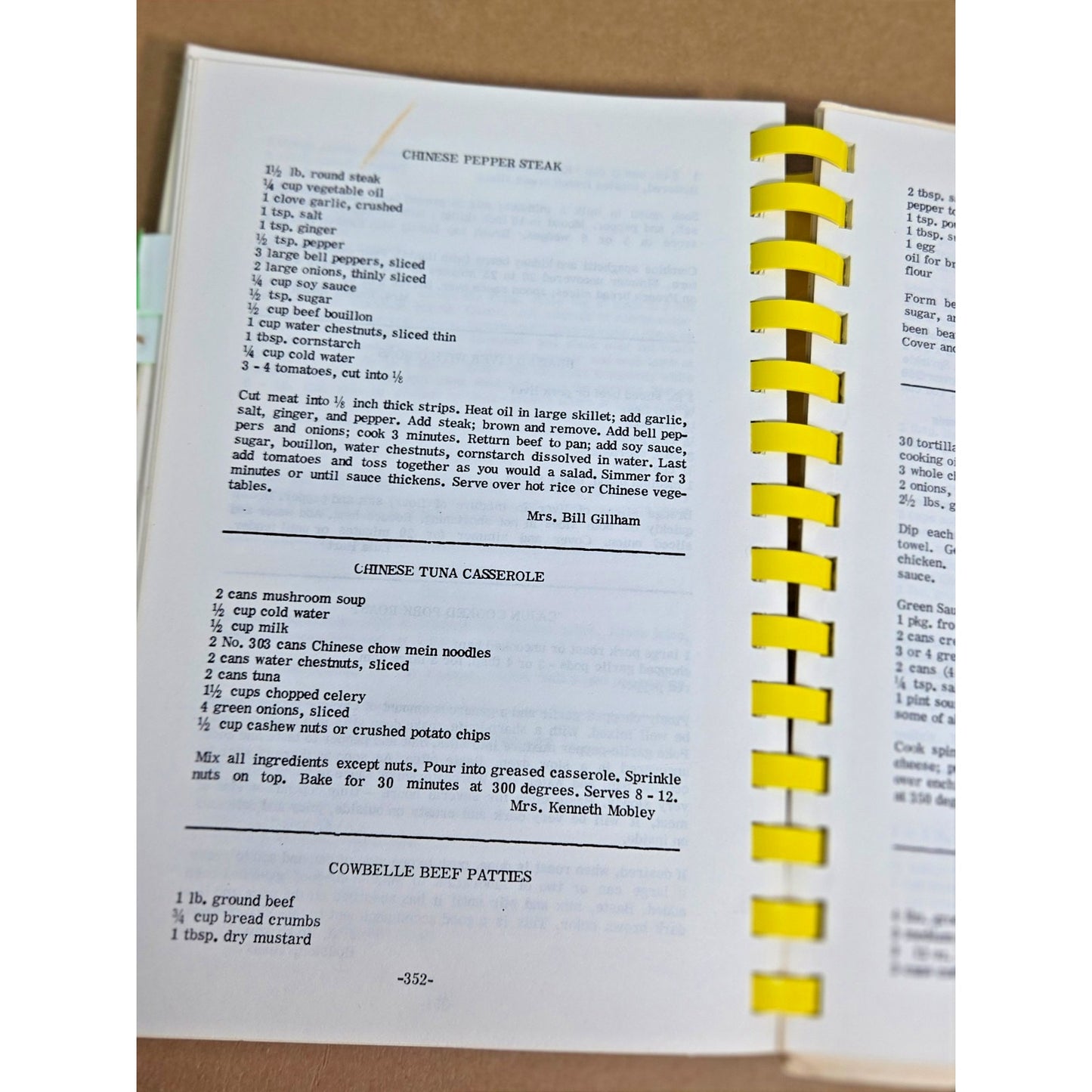 Vintage 1973 Graham Cookbook 3rd Ed - TX Texas Methodist Community Recipes