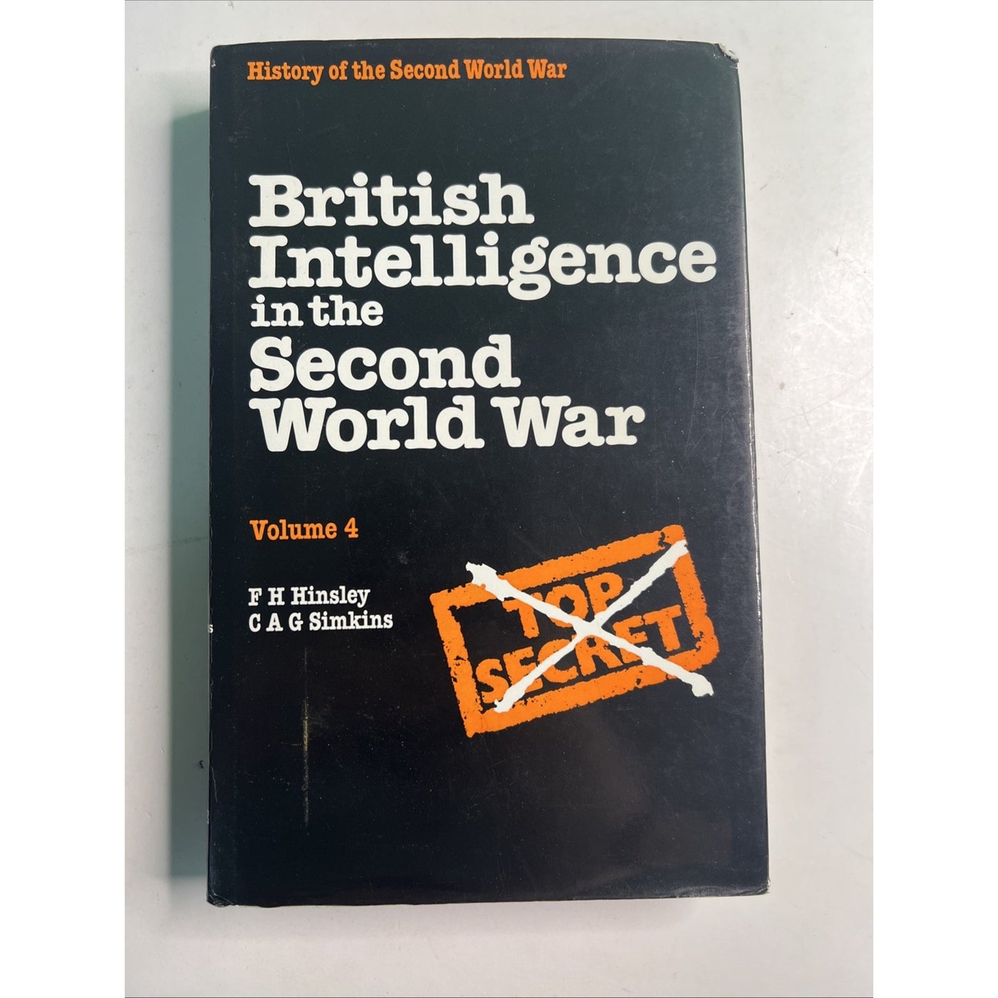 BRITISH INTELLIGENCE IN THE SECOND WORLD WAR by Hinsley 5 Vols 6 Books HC DJ