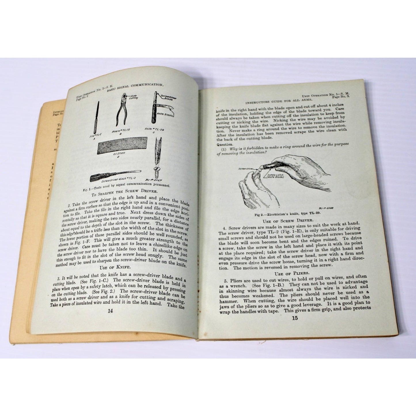Antique 1923 "Basic Signal Communication" United States Army Manual No. 21