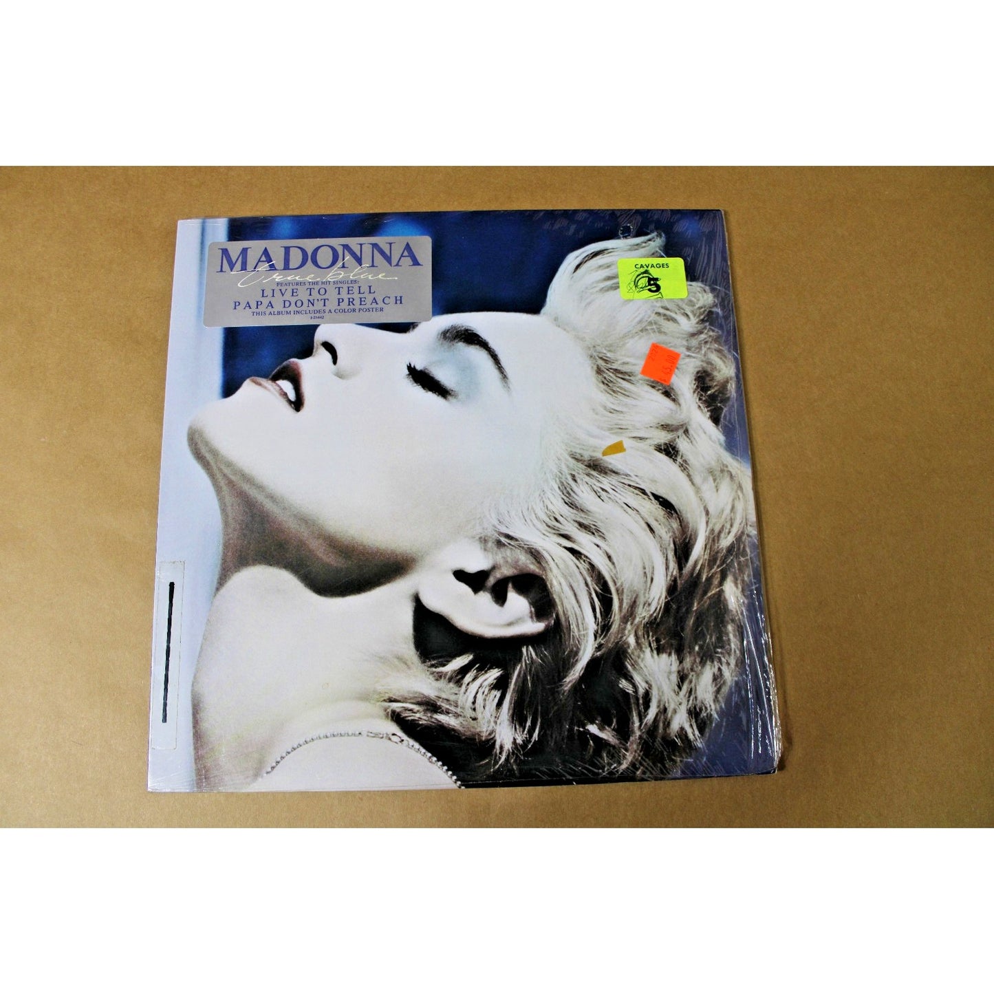 Madonna 1986 Sire Album "True Blue" Includes Poster, Lyric Sleeve NM