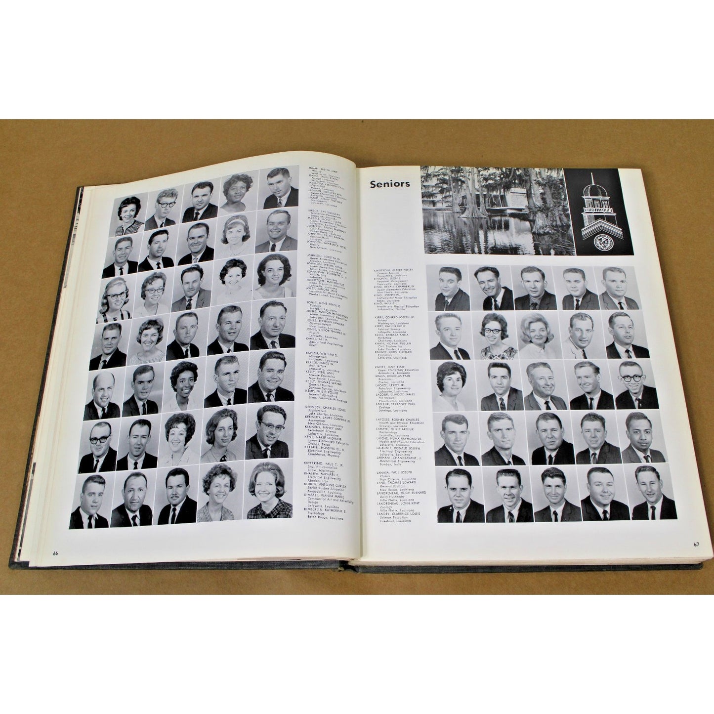 1964 University of Southwestern Louisiana "L'acadien" Vintage Yearbook