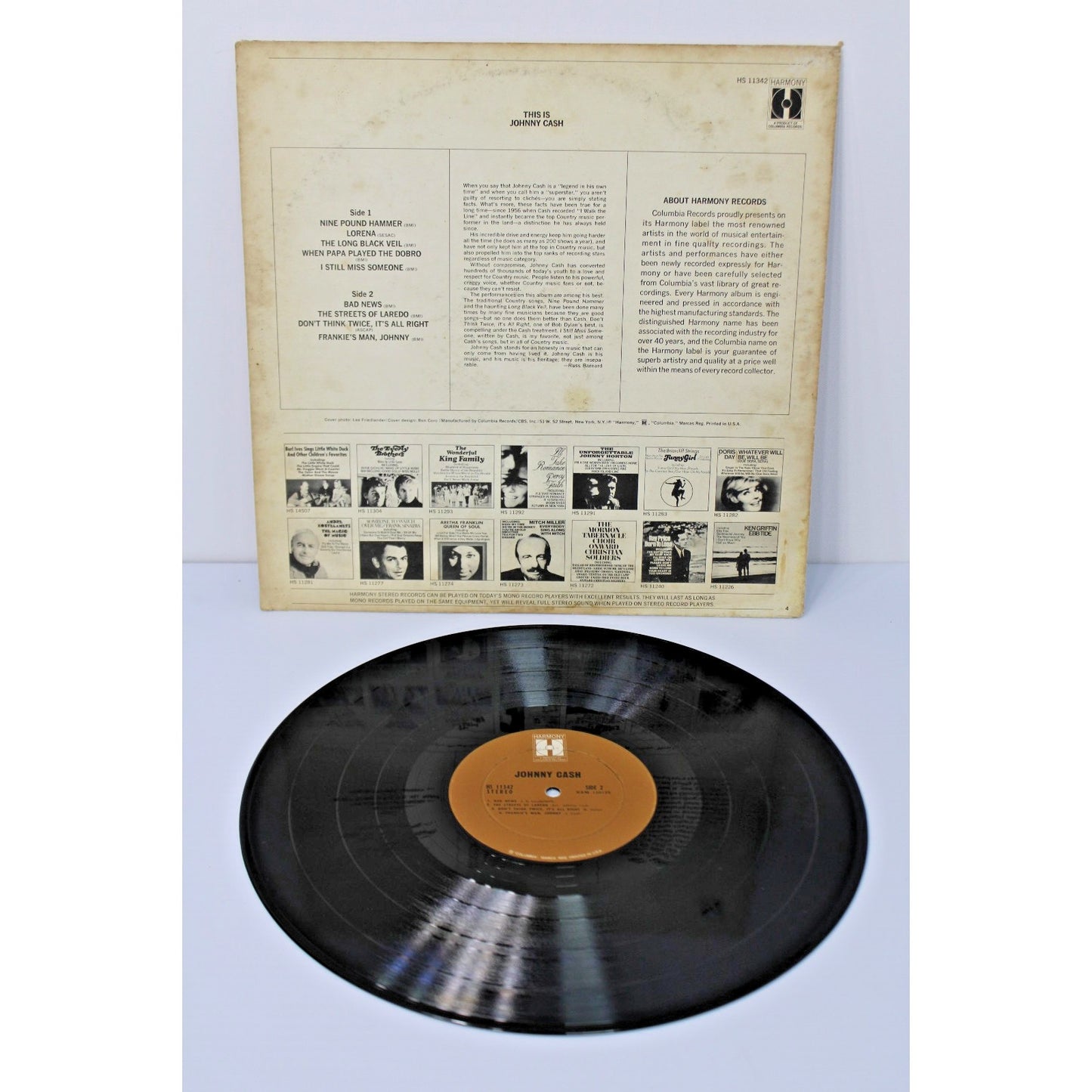 Johnny Cash- This Is Johnny Cash, 1964 Harmony HS-11342 Stereo, Classic Country