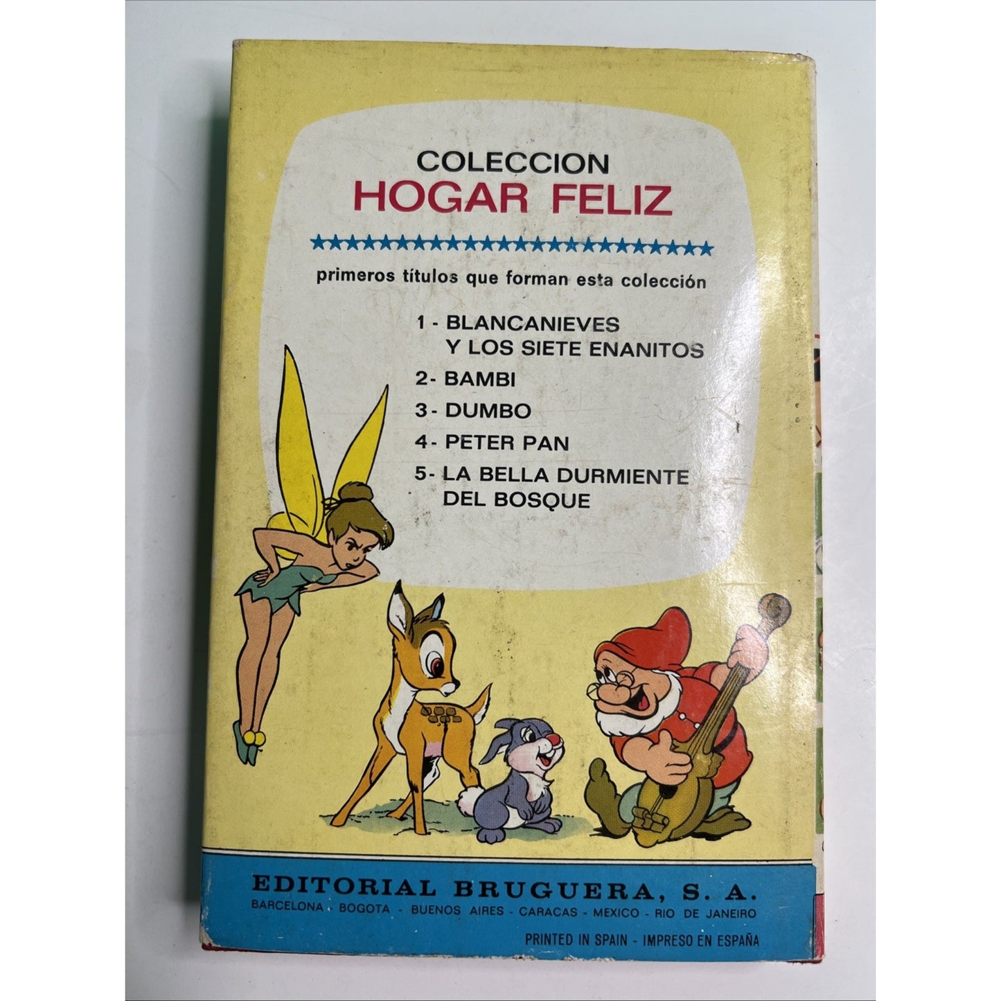 Walt Disney Blancanieves Y Los Siete Enanitos 1968 HC DJ Spanish Snow White
