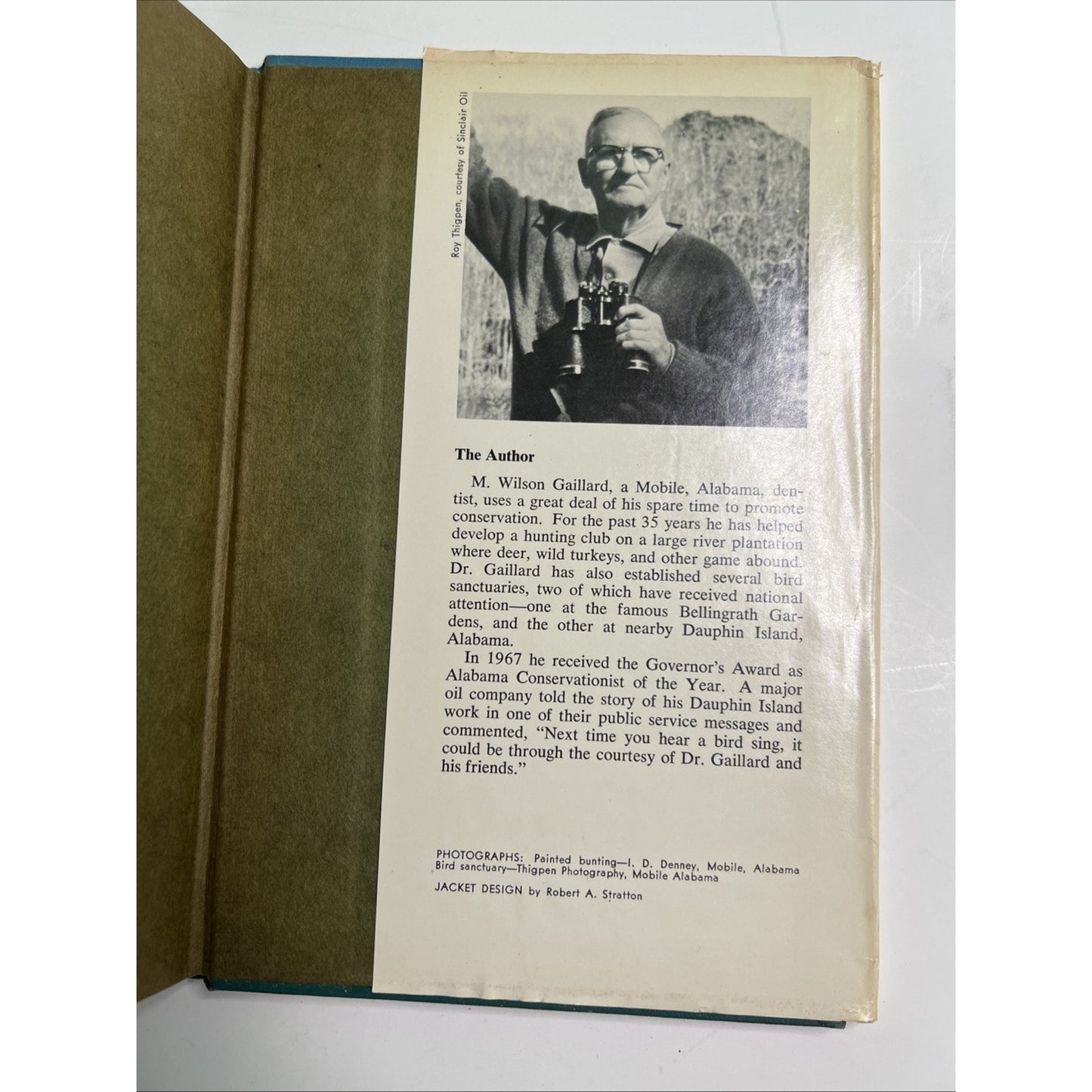 Moving The Earth For A Song M. Wilson Gaillard Mobile Alabama Author 1968 HC DJ