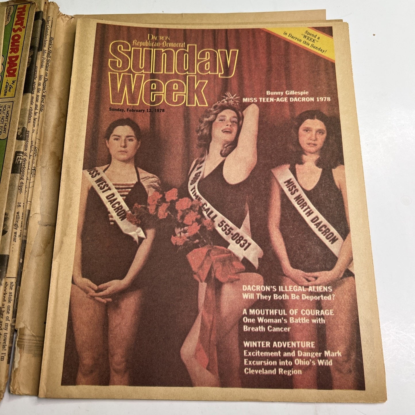 National Lampoon Sunday Newspaper Parody Sequel To 1964 High School Yearbook ￼