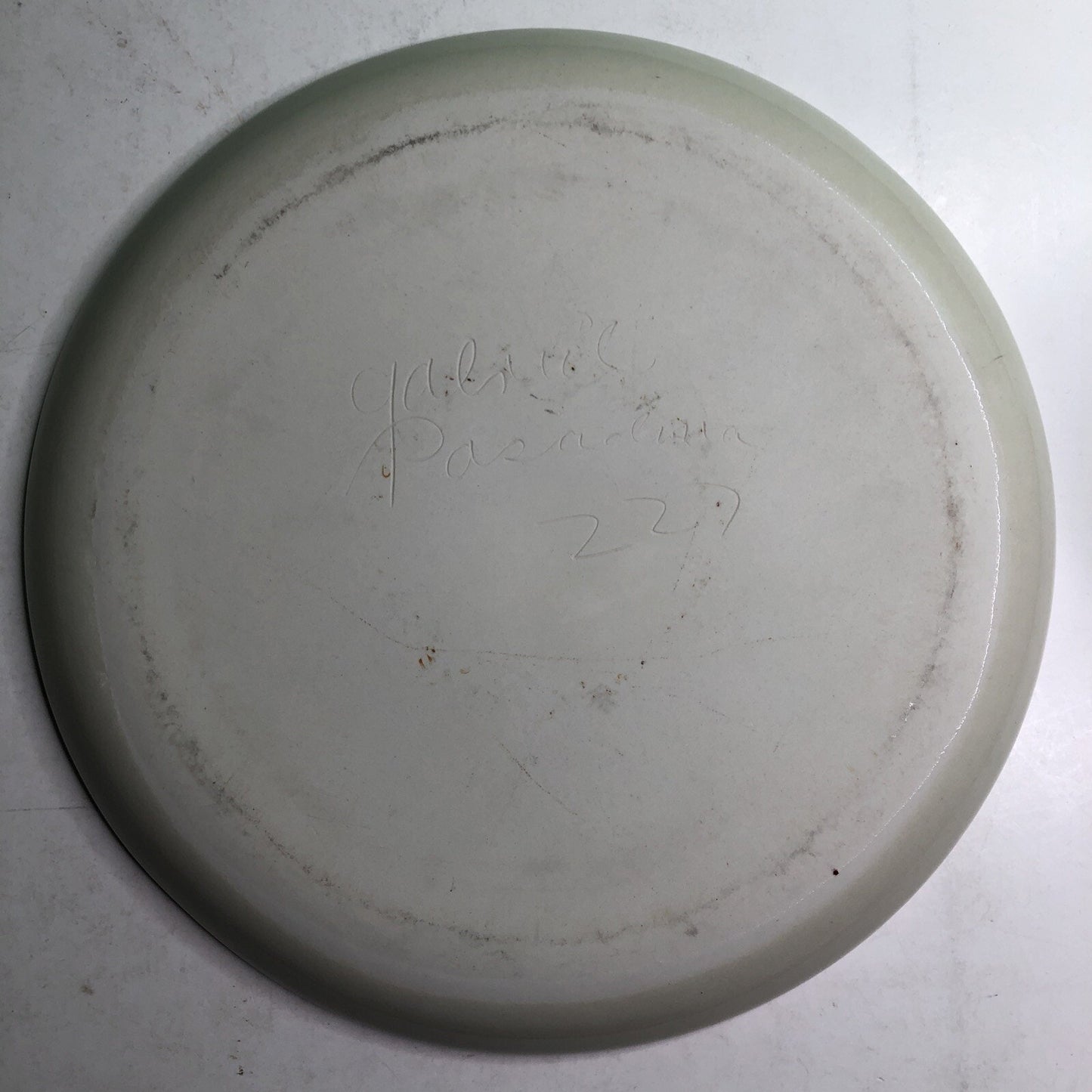 Winfield Gabriel Pasadena Pottery 10” Dinner Plate Twig & Tweed #227 Handmade