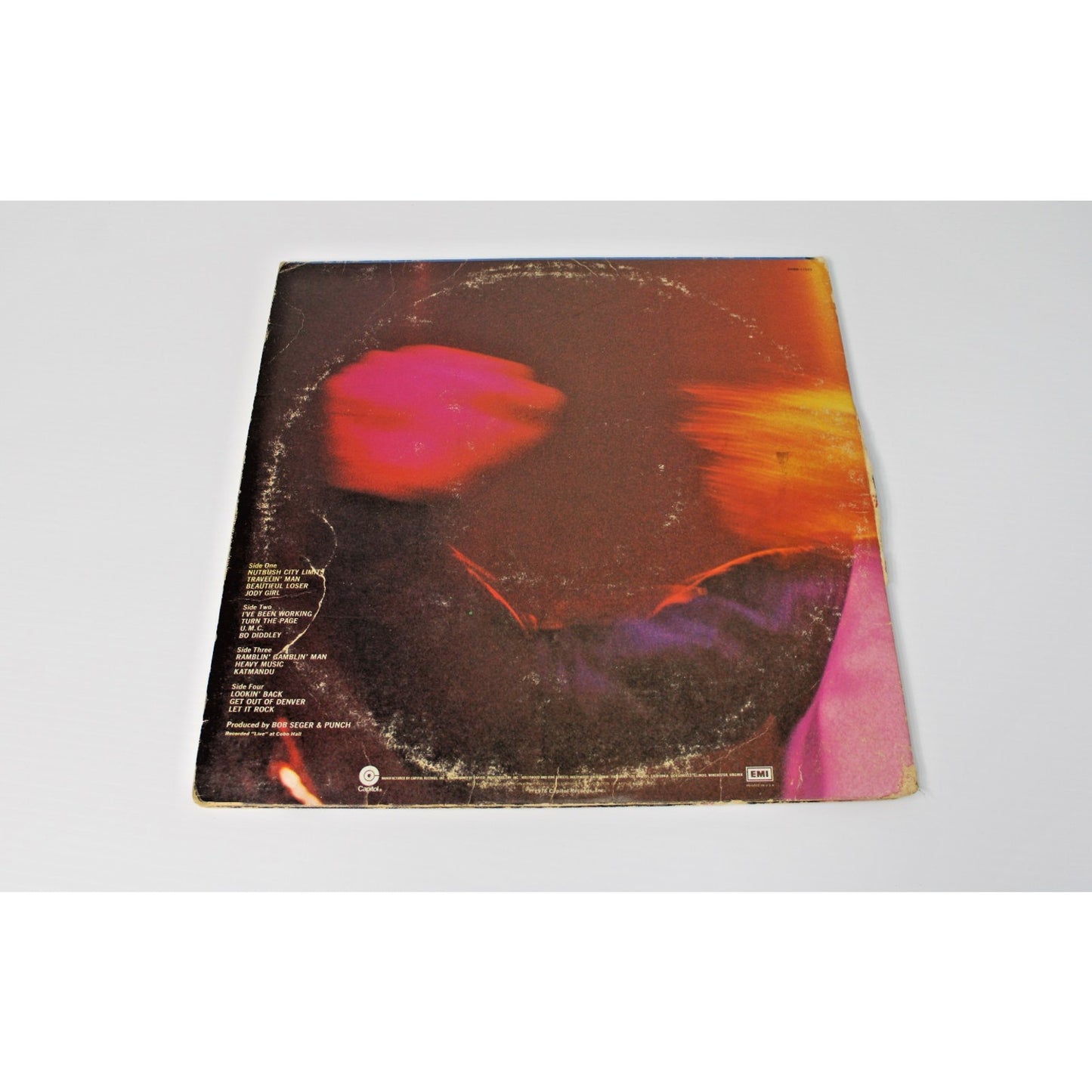 Bob Seger & The Silver Bullet Band- Live Bullet, 1976 Capitol Double Album- EX!
