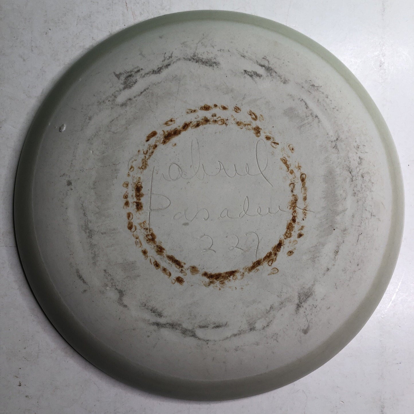 Winfield Gabriel Pasadena Pottery 7.5” Plate Twig & Tweed #227 Handmade