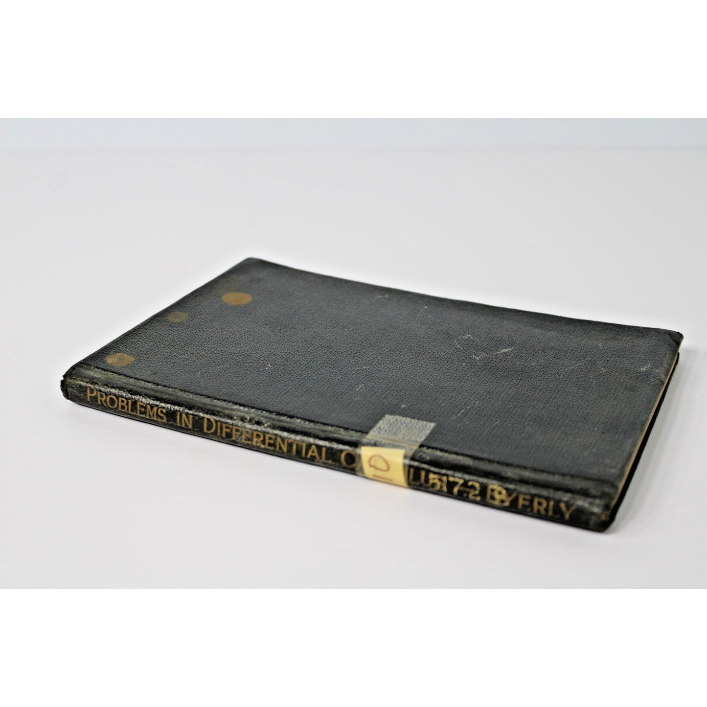 Problems In Differential Calculus- W.E. Byerly, 1895 Ex Libris w/ Catalog Cards