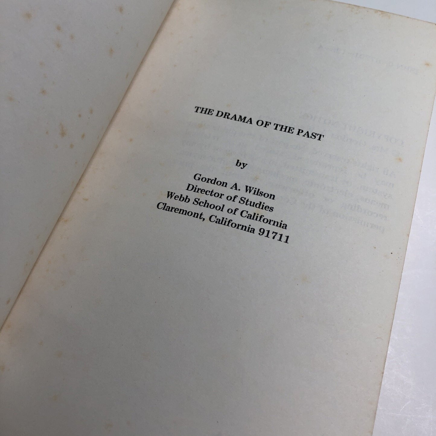 The Drama Of The Past By Gordon Wilson Ancient Mankind History Civilization 1979