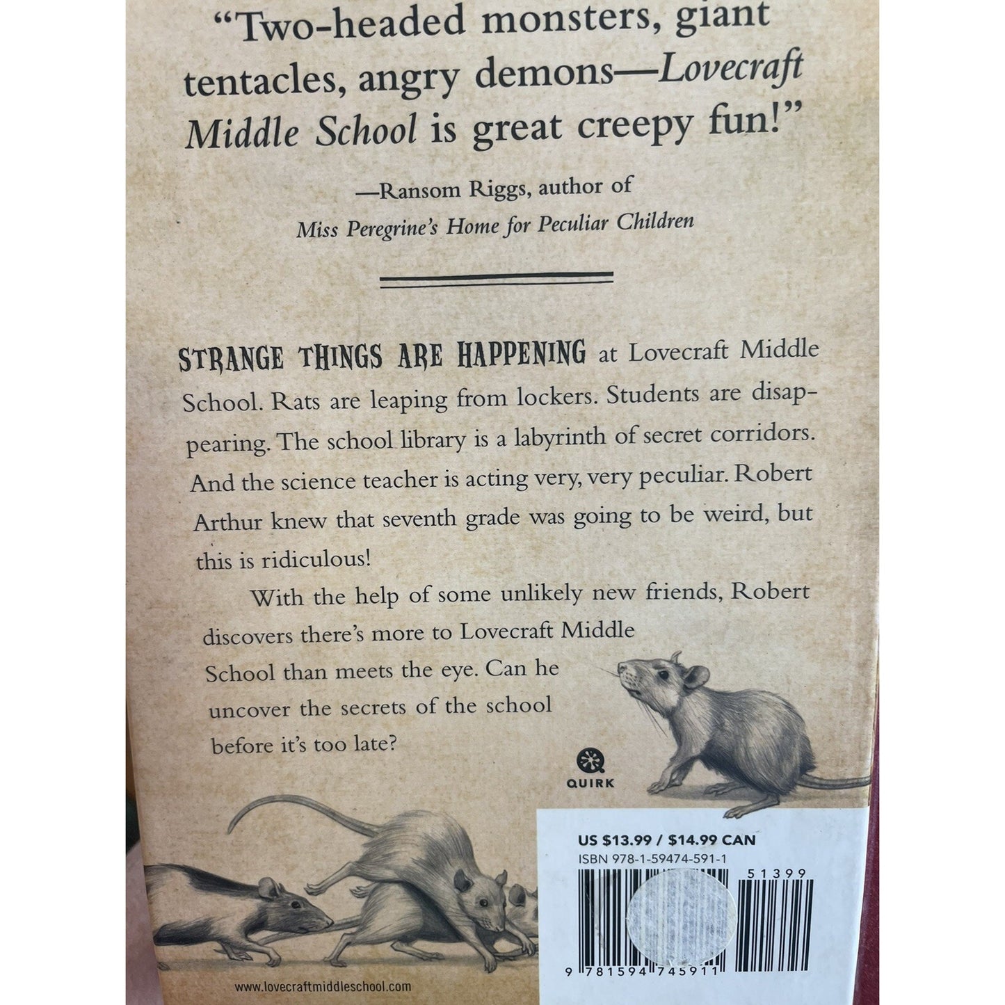 Professor Gargoyle by Charles Gilman SIGNED BY AUTHOR 2012 HC by Quirk Books