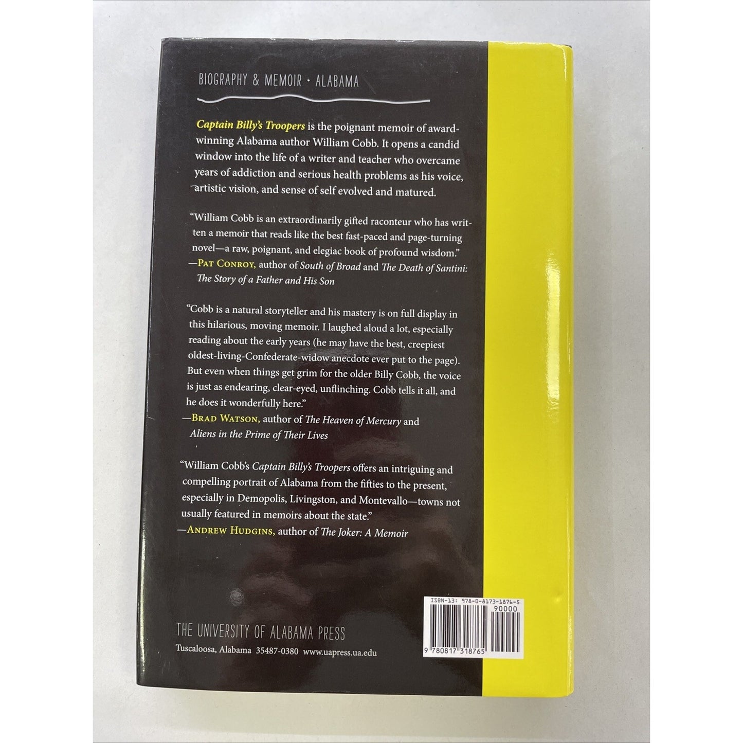 Captain Billy's Troopers : A Writer's Life by William Cobb (2015, Hardcover)
