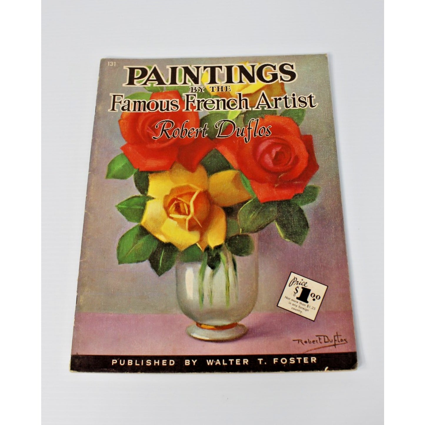 Paintings by the Famous French Artist Robert Duflos- Walter Foster #131