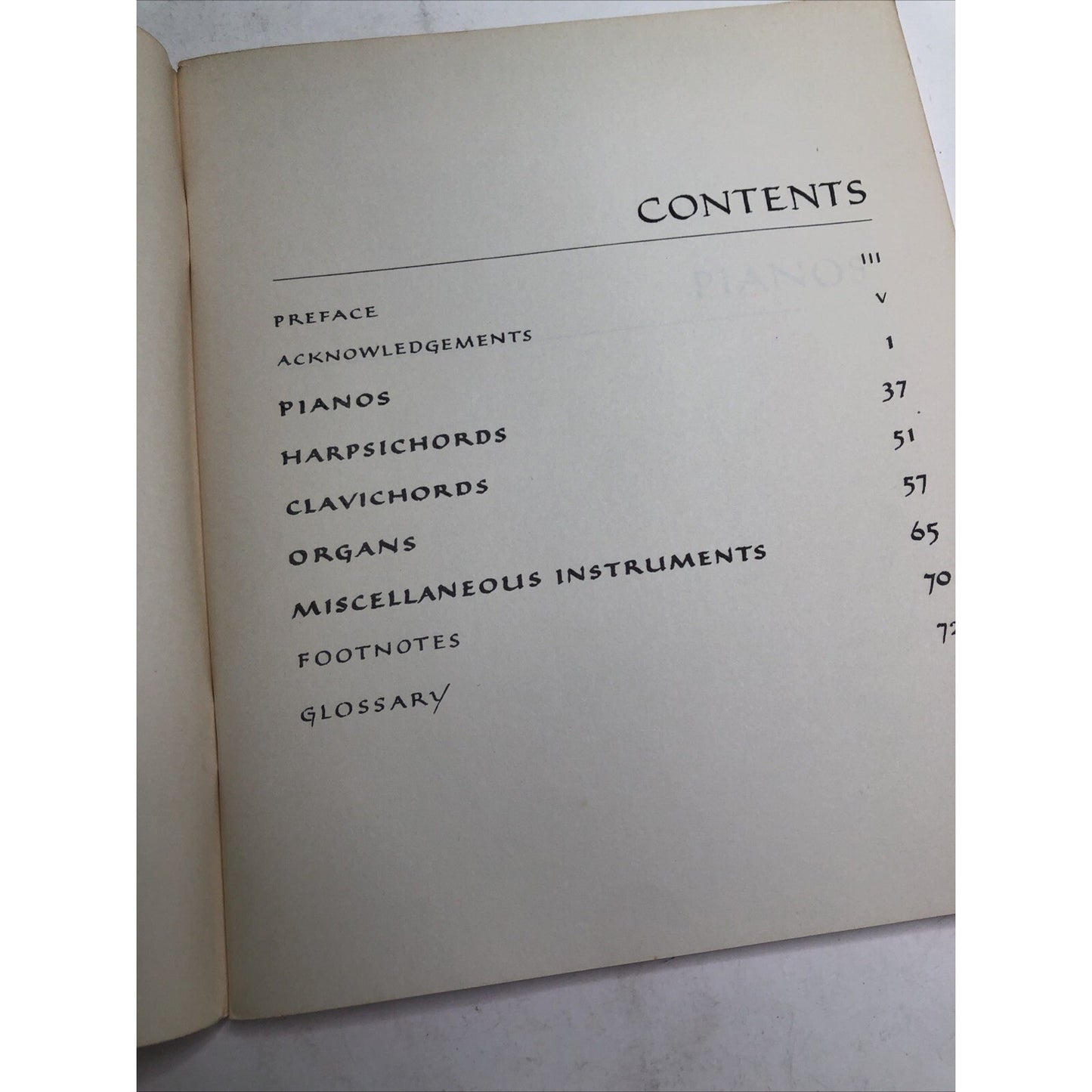 1967 Checklist Of Keyboard Instruments At The Smithsonian Institution Washington
