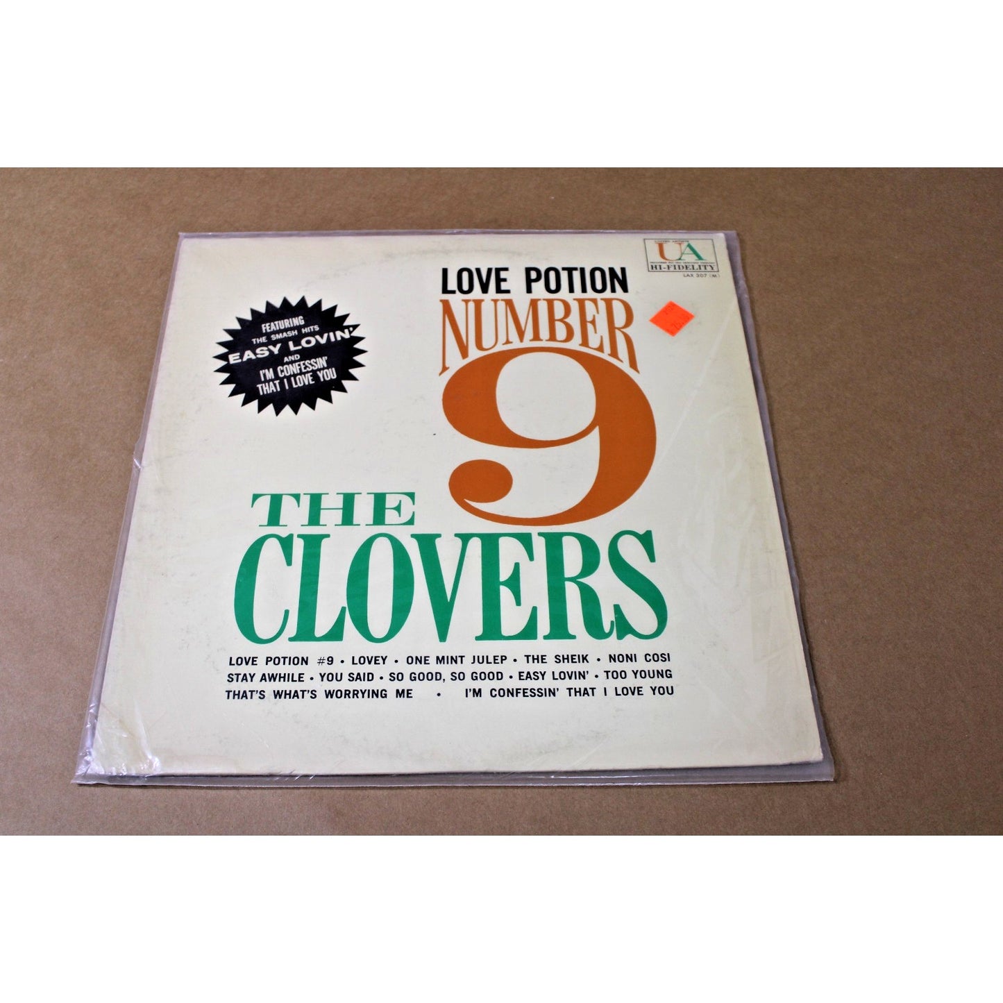 1960 Vintage Album- The Clovers "Love Potion Number 9"