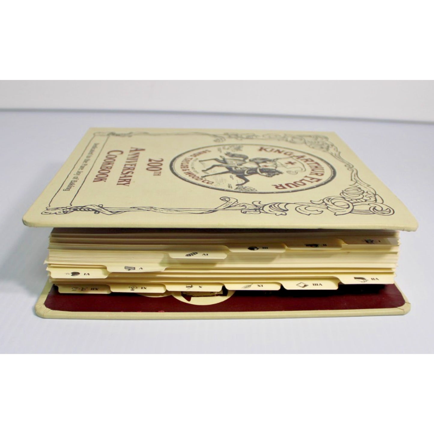 King Arthur Flour 200th Anniversary Cookbook Binder 1990 Brinna Sands Excellent!