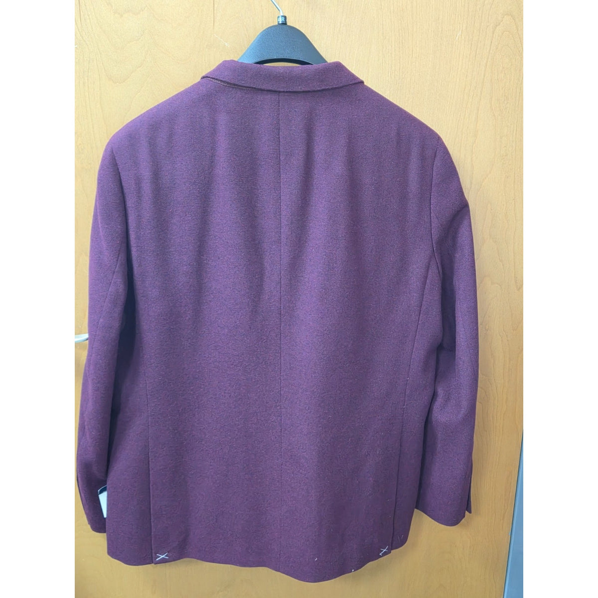 NWT Nautica Branford Sport Coat Blazer 48R Burgundy Purple Wool Blend Jacket