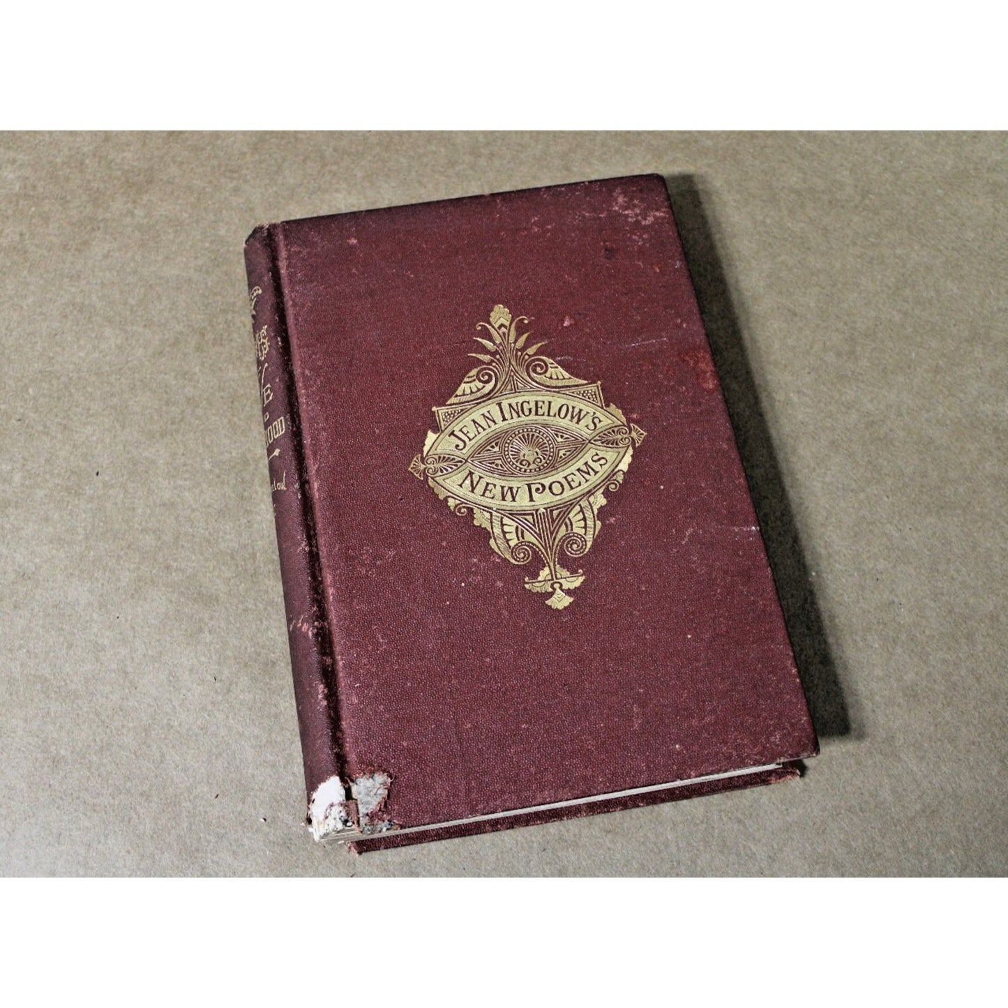 1871 Author's Ed. Monitions of the Unseen Poems of Love & Childhood Jean Ingelow