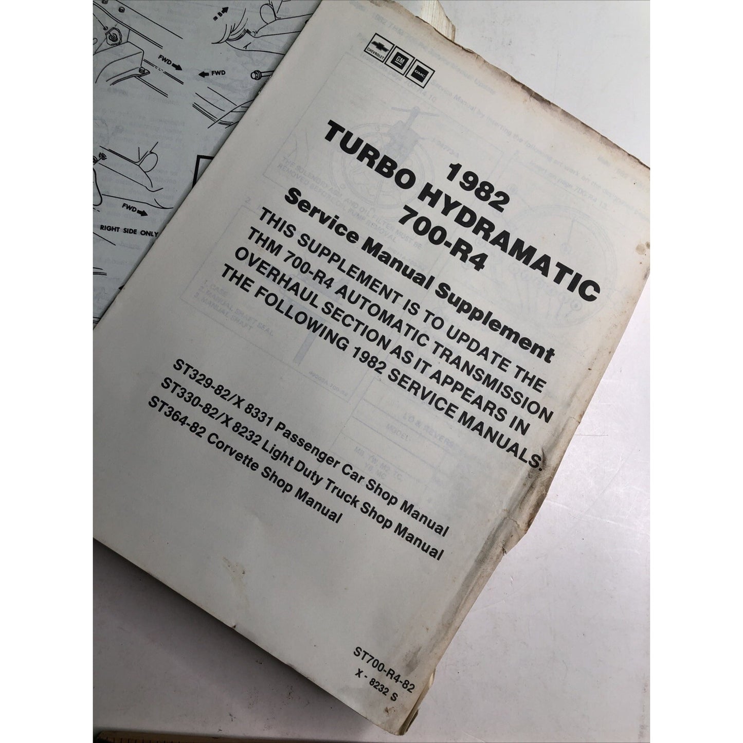 1982 CHEVROLET 10 - 30 Series LIGHT DUTY TRUCK FACTORY SERVICE / SHOP MANUAL