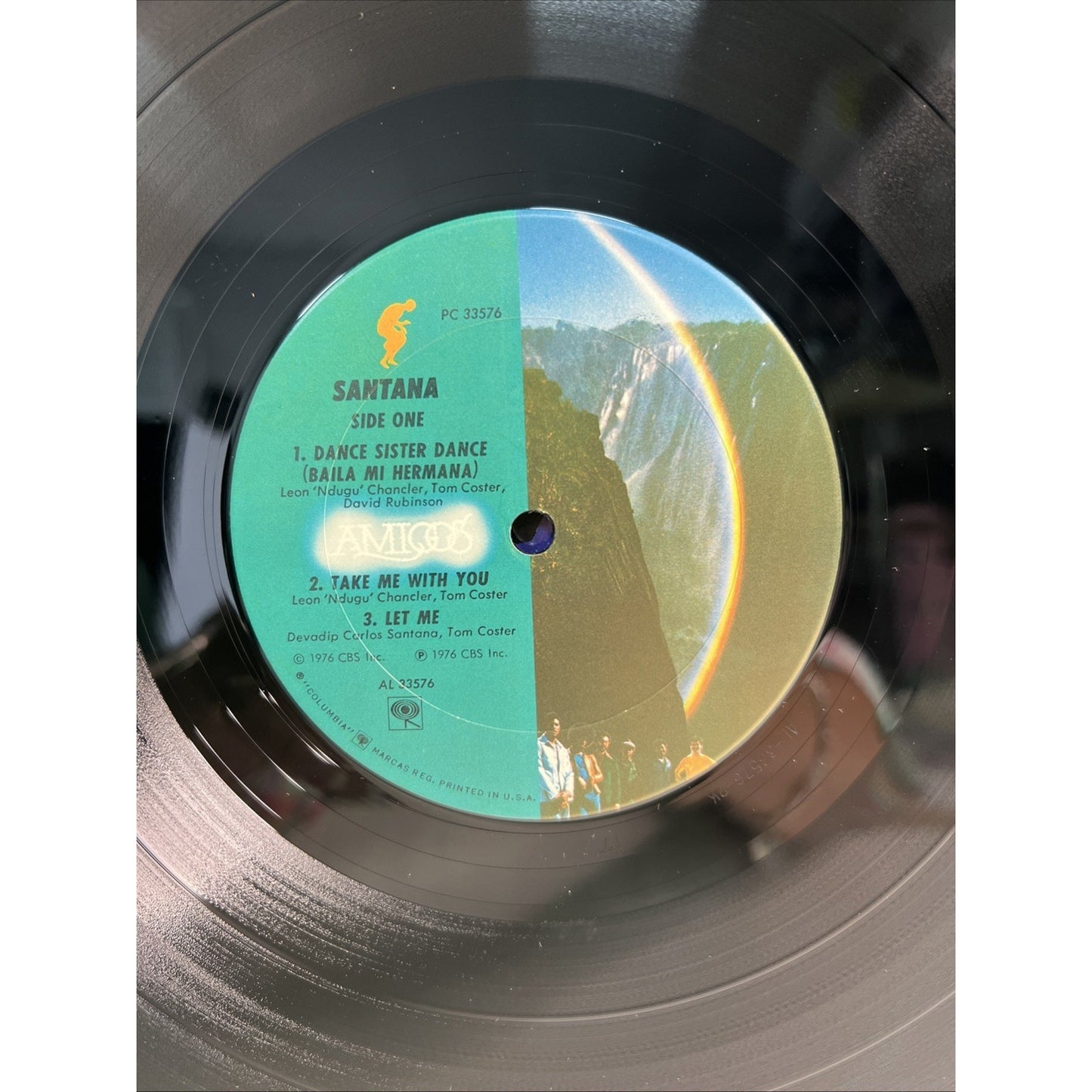 Santana "Amigos" LP Vinyl Record Gatefold Album 1976 CBS