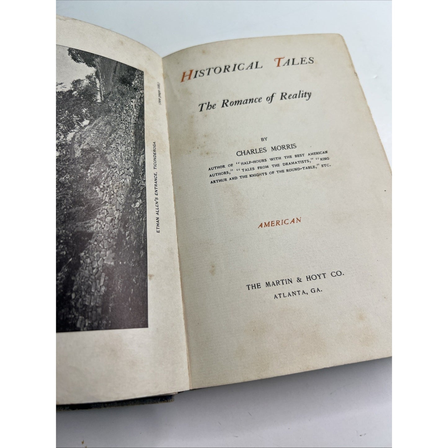 Historical Tales The Romance of Reality by Charles Morris 1893 American English