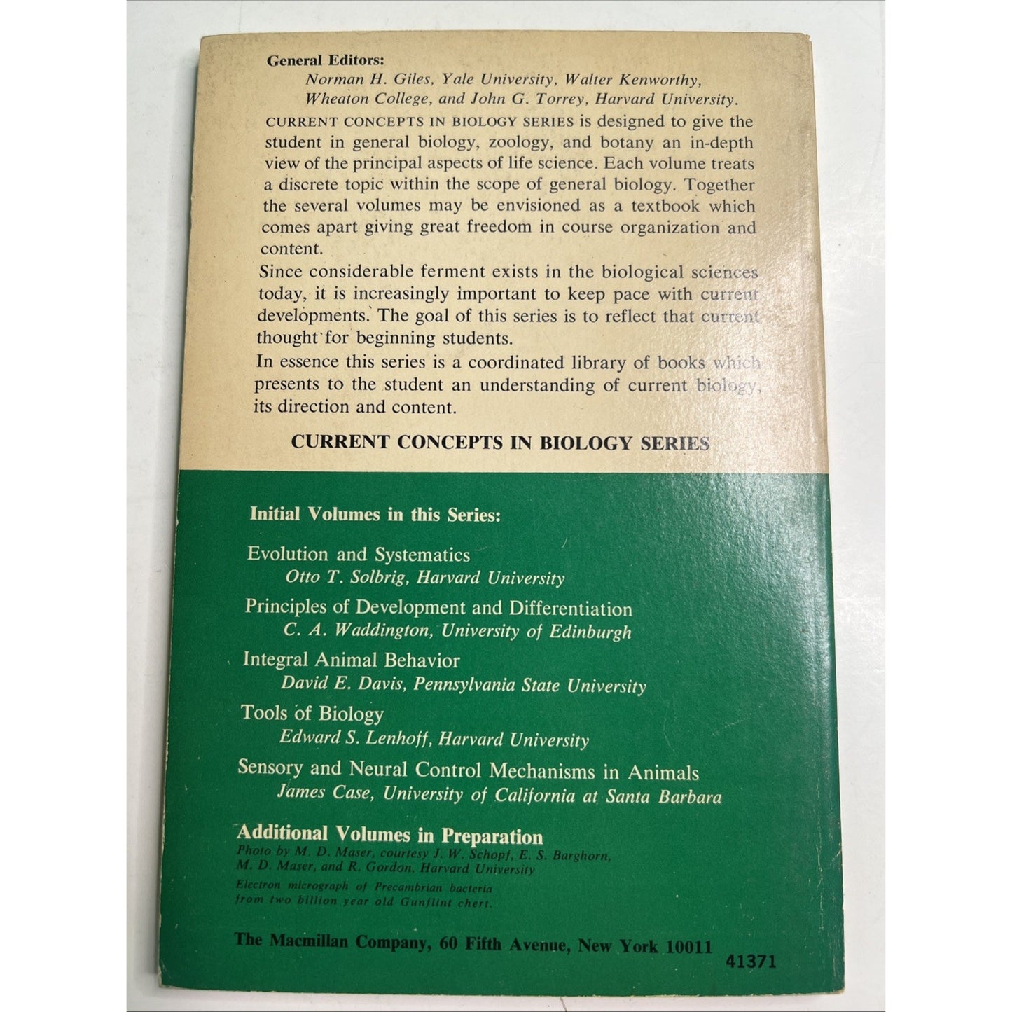 Evolution And Systematics By Otto T. Solbrig 1966 First Printing Paperback