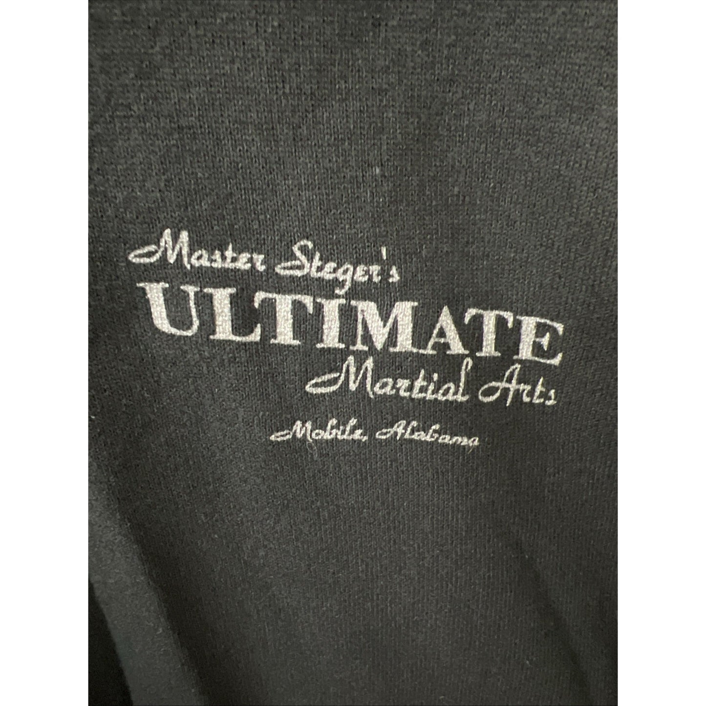 Adult Large Sweatshirt Master Steger’s Ultimate Martial Arts Champions Mobile AL